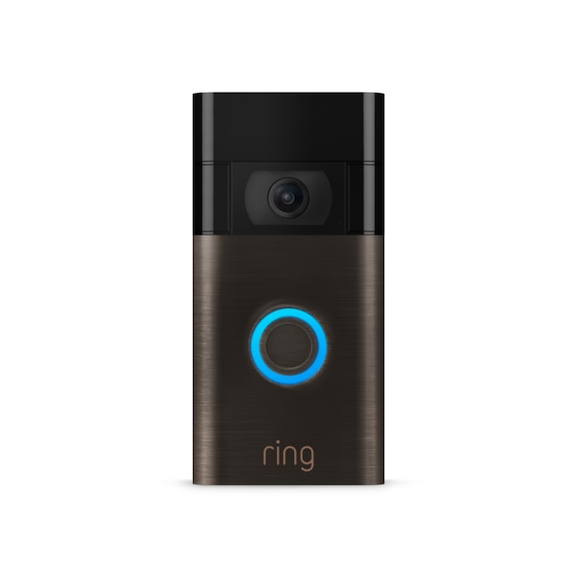 Ring Video Doorbell - Smart Wireless WiFi Doorbell Camera with Built-in  Battery, 2-Way Talk, Night Vision, Venetian Bronze in the Video Doorbells  department at