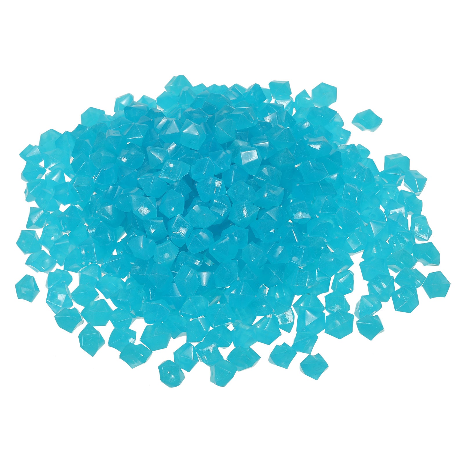 Unique Bargains - 800pcs Glow Rocks 10-15mm Glow Pebbles Decoration in the Dark Luminous Stones D...