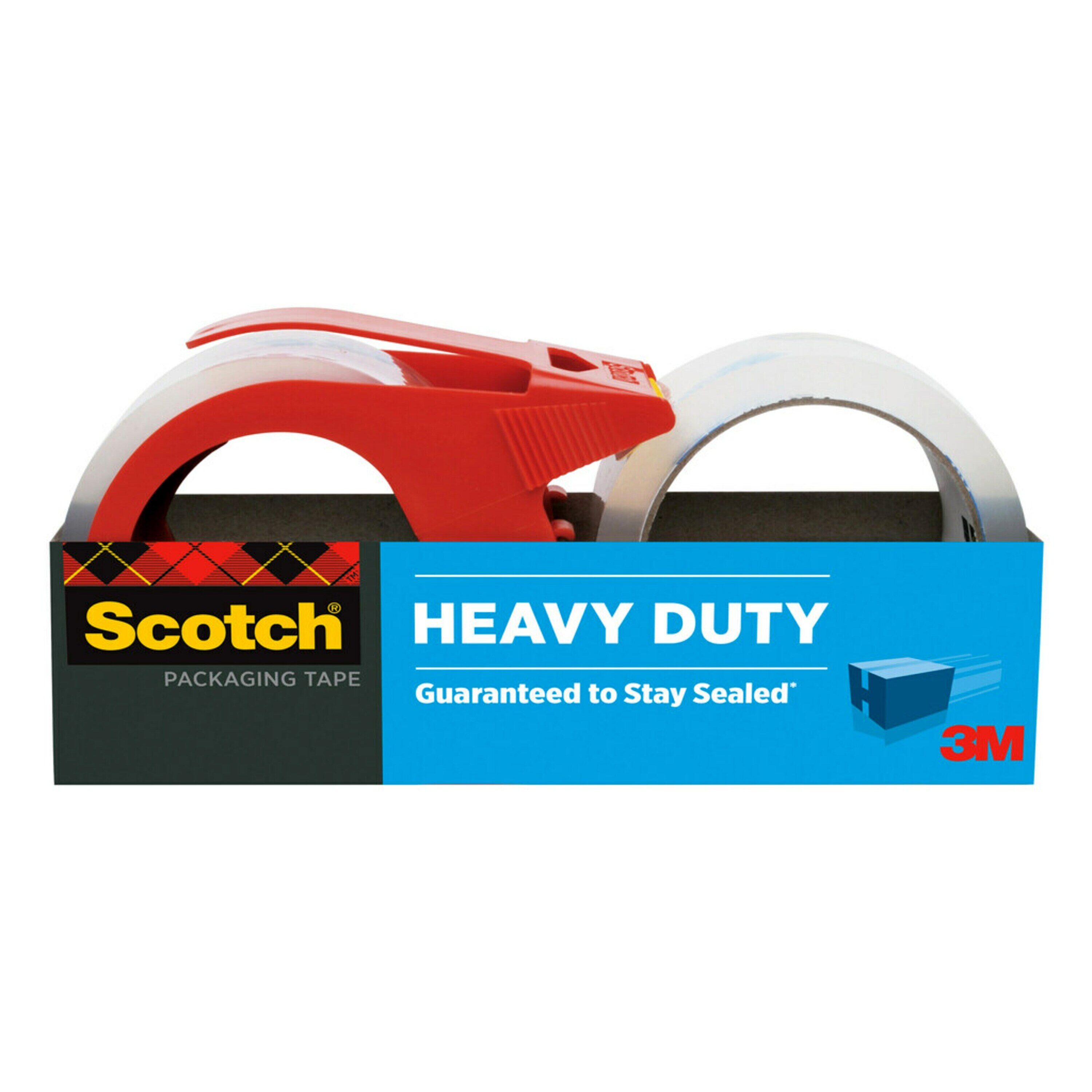 Scotch Heavy Duty Packaging Tape, 1.88 x 65.6 yd, Designed for