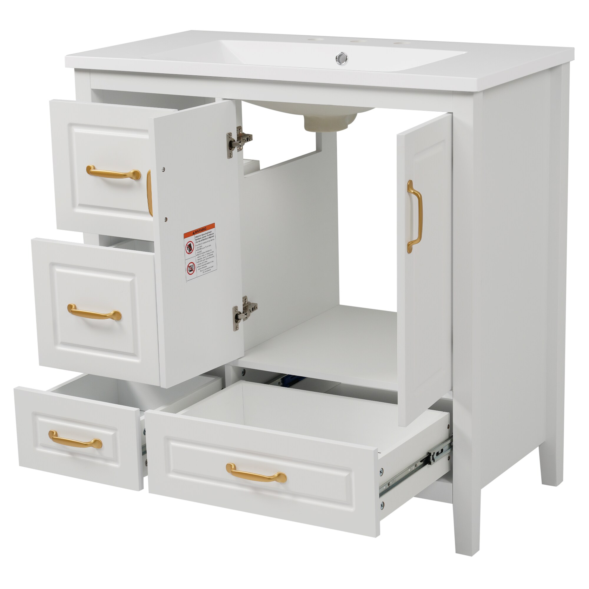 ModernLuxe L3P-N759P292552K Bath-Vanity-Combo - View #12
