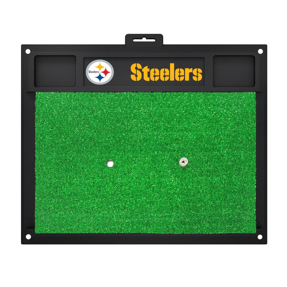 FANMATS Pittsburgh Steelers NFL Golf Hitting Mat Golf Tees in the Golf Gear  & Accessories department at