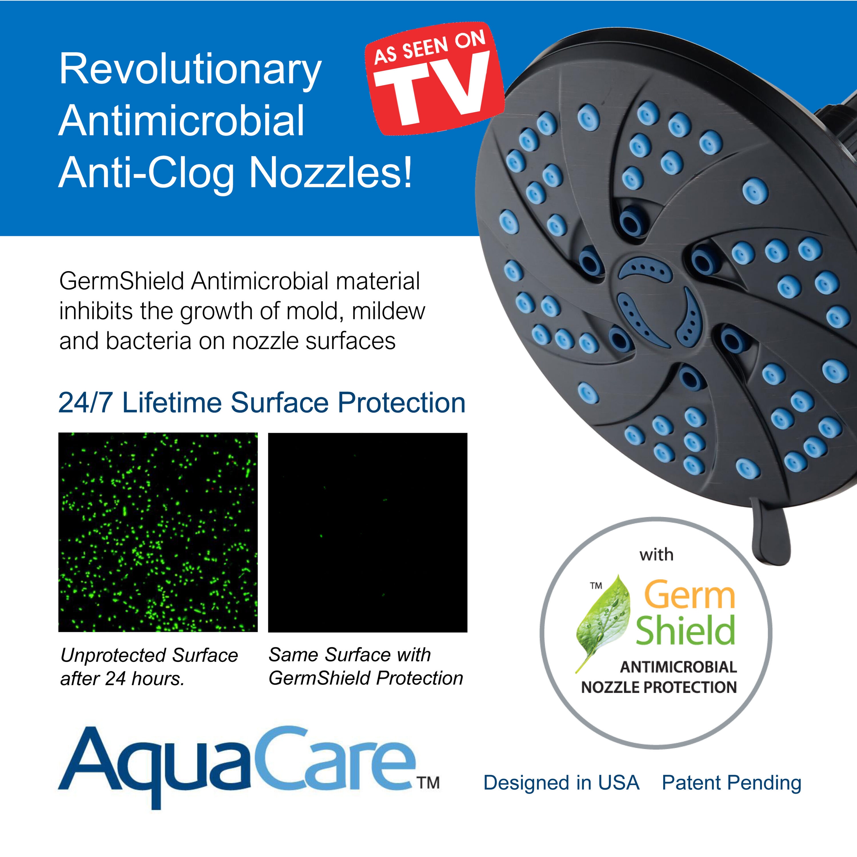 AquaCare 4352 Fixed-Showerhead - View #2