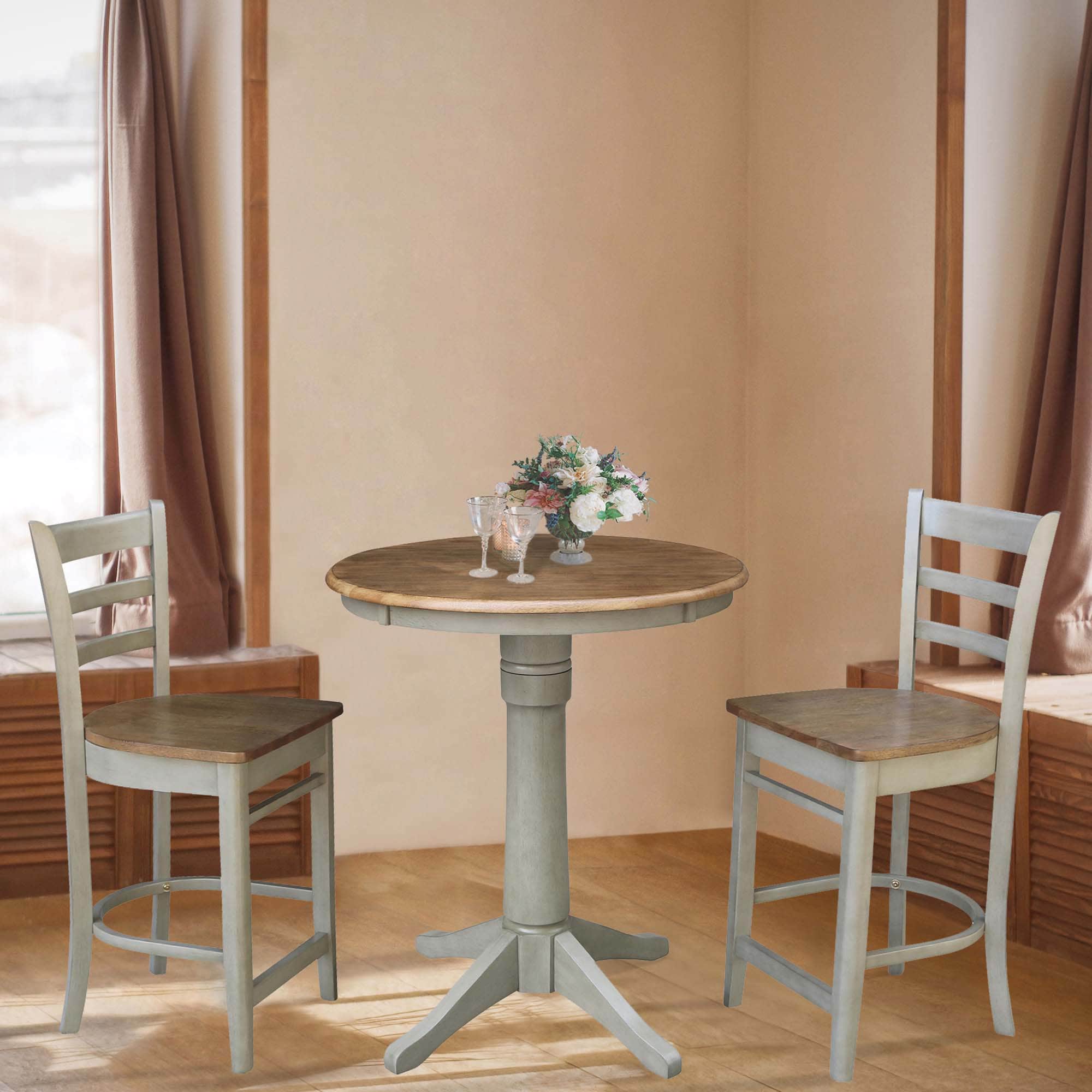 International Concepts K41-30RT-27B-S6172-2 Dining-Sets - View #2