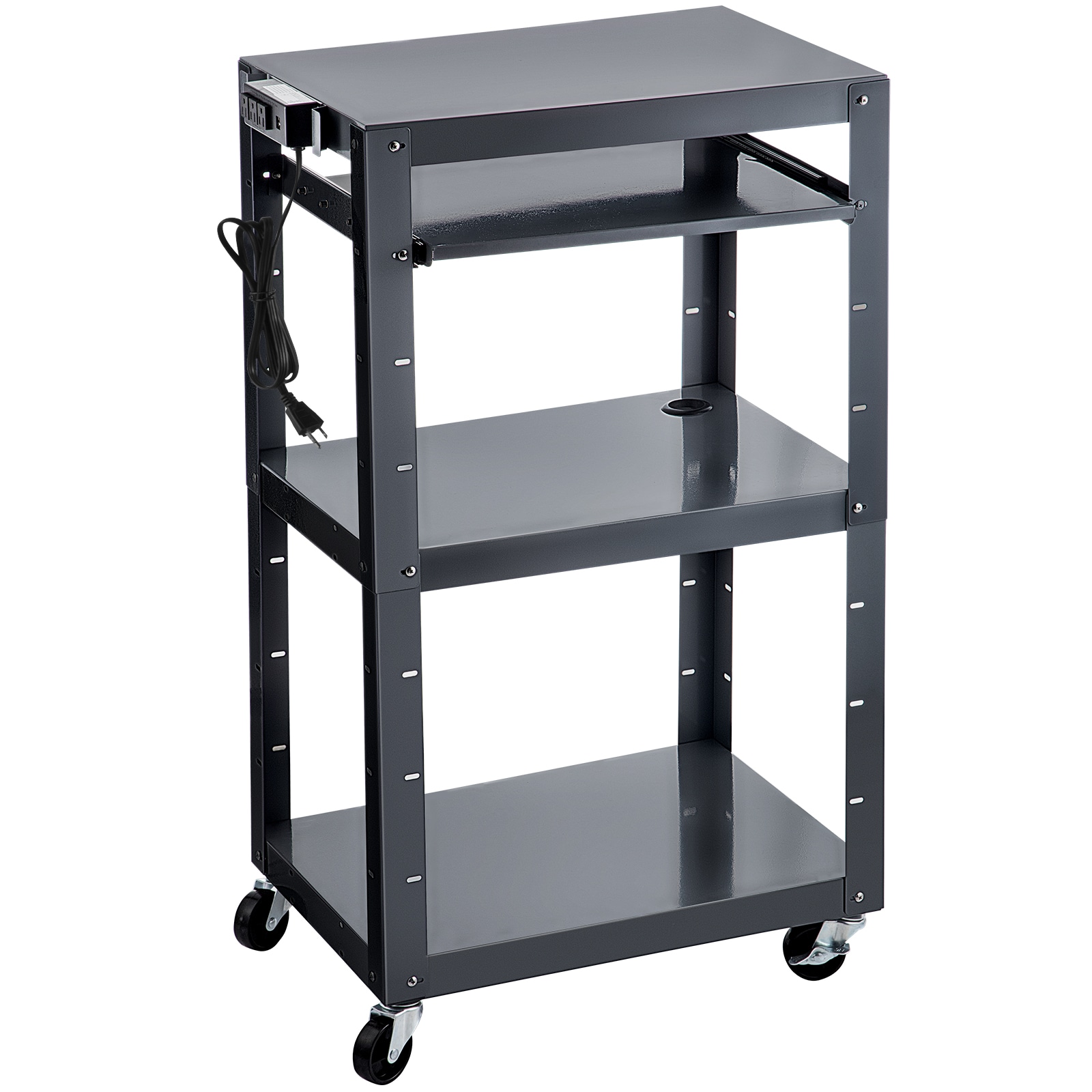 VEVOR SCDJPTTCAVFT1R8Q3V1 42-in Shelf 150-lb Capacity Utility Cart