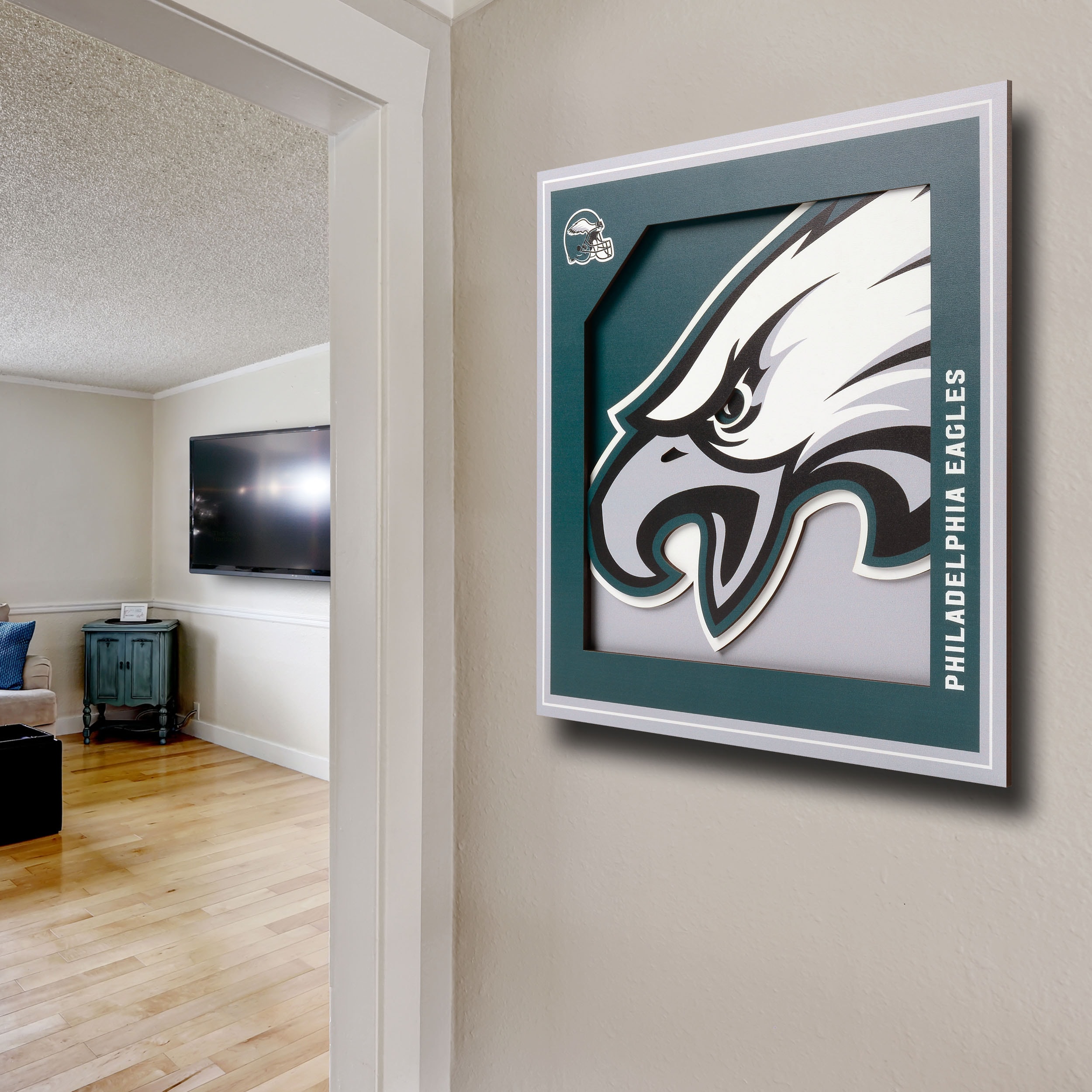 Philadelphia Eagles Football – 5 Panel Canvas Art Wall Decor – CA