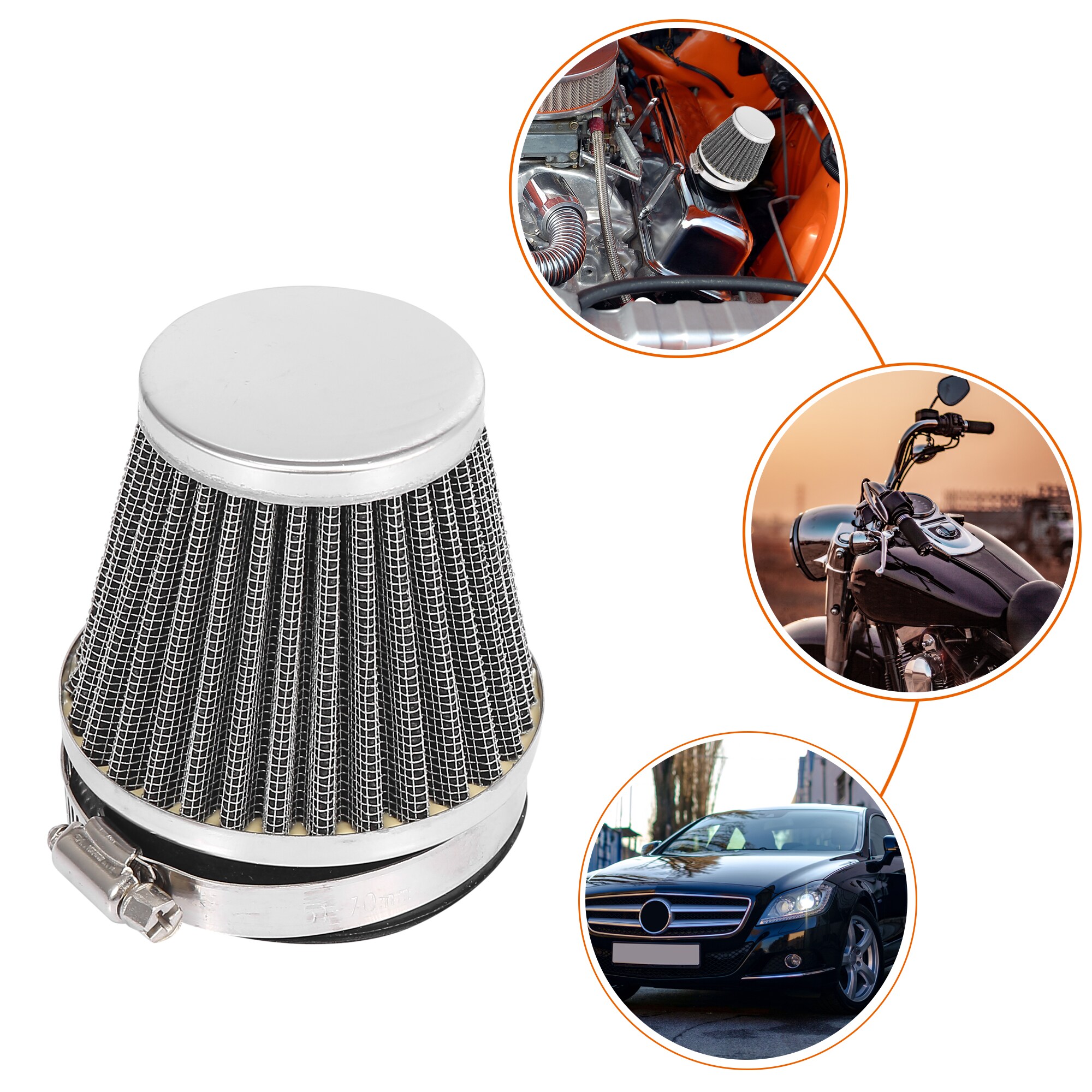 Unique Bargains S26060101UX2536 Ope-Air-Filters - View #3