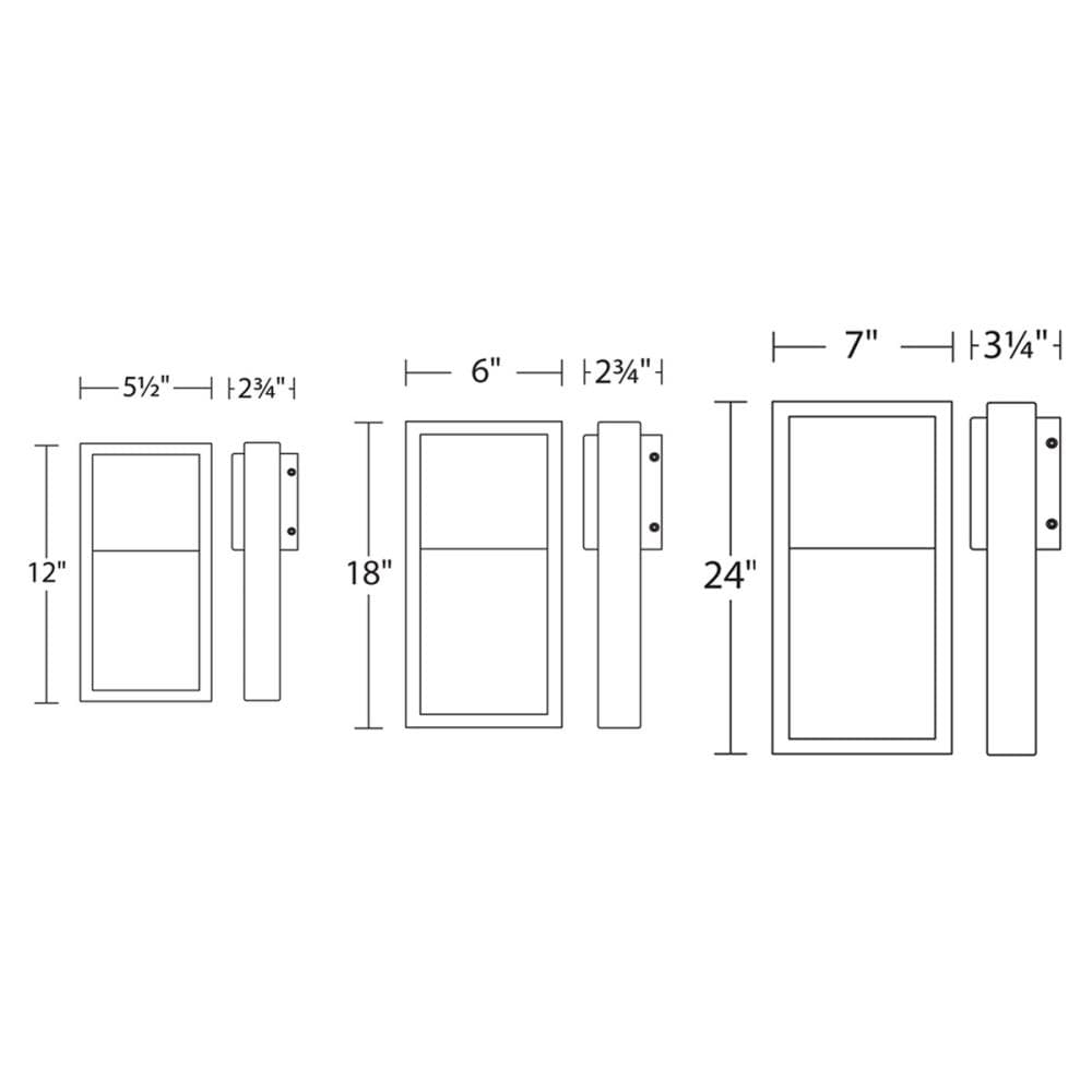 dweLED WS-W15912-BK Outdoor-Wall-Lighting - View #2