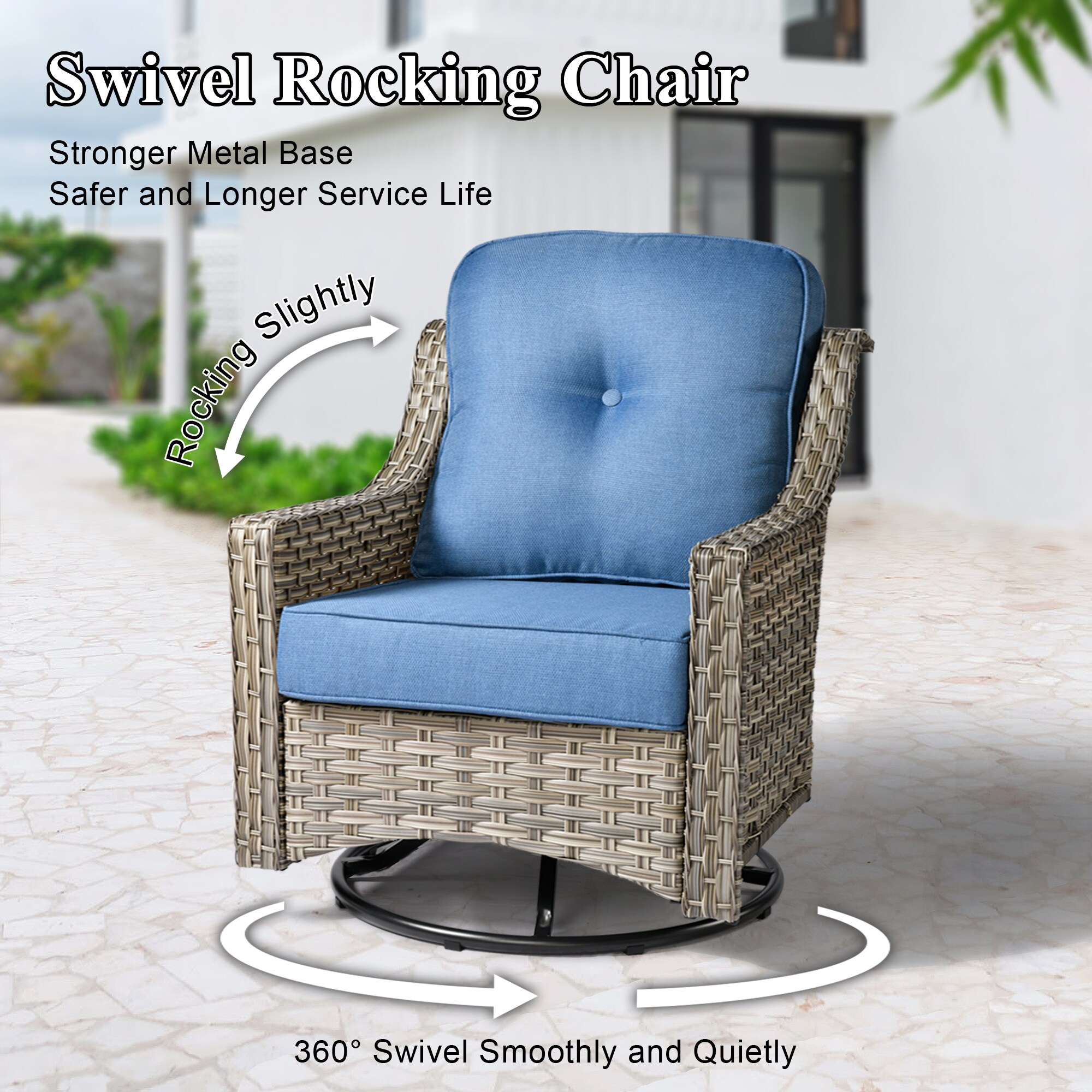 weaxty HMBCFP-YZPAD5072 Patio-Conversation-Sets - View #4