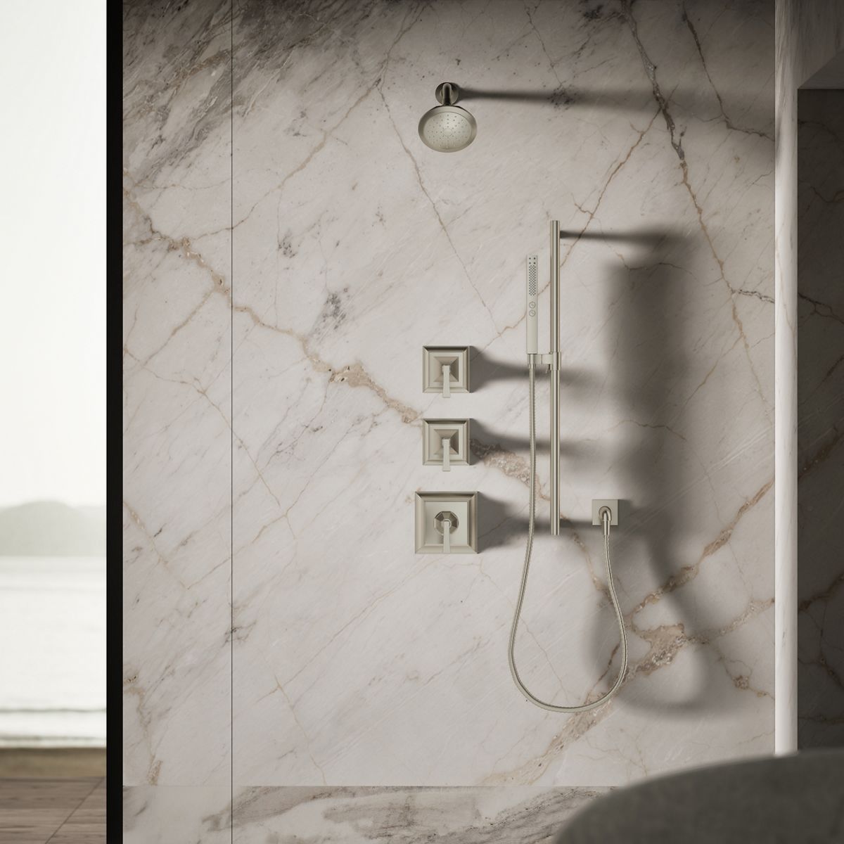 KOHLER K-45409-G-BN Fixed-Showerhead - View #8