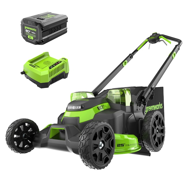 Lowe's greenworks lawn mower sale