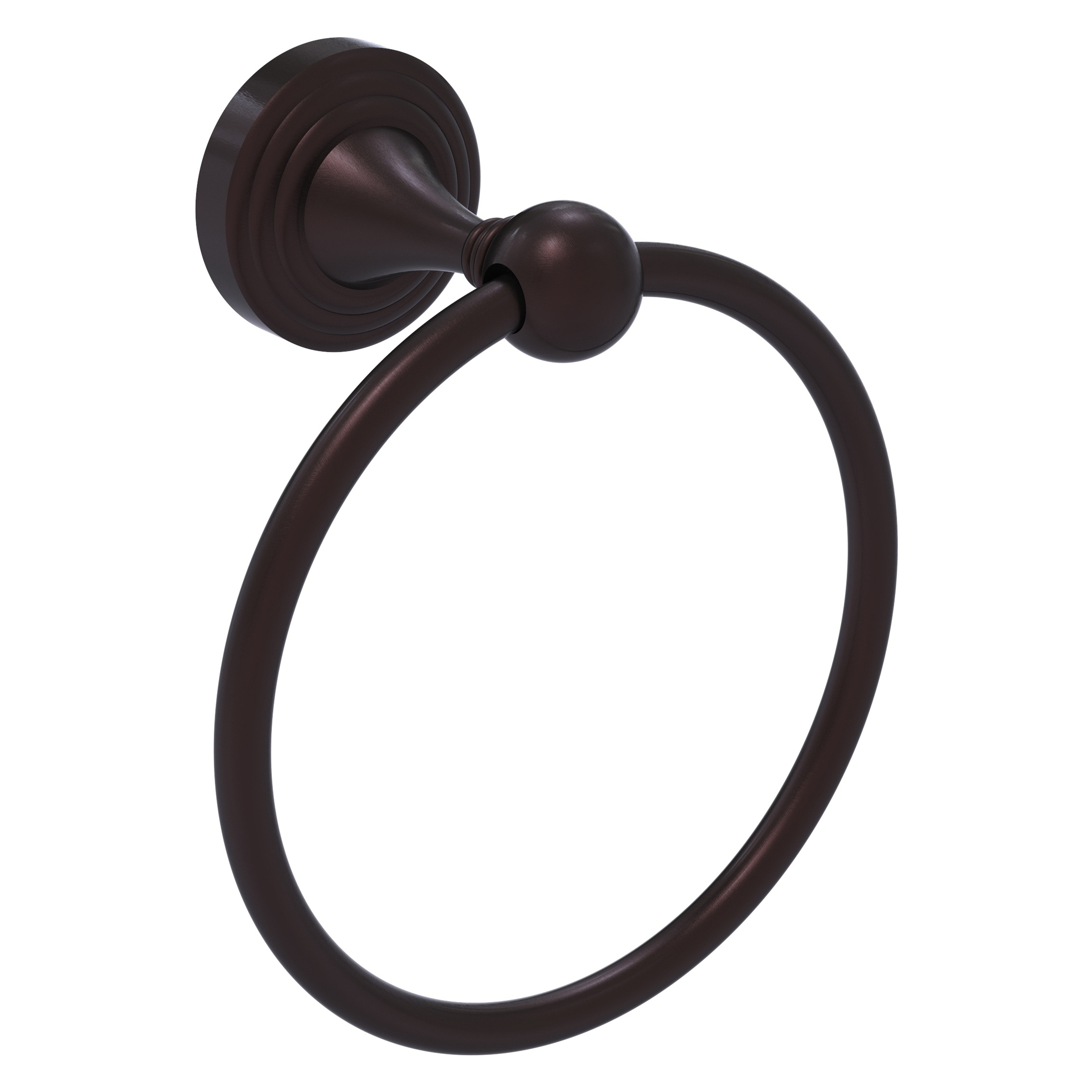 Allied Brass SG-16-ABZ Sag Harbor Antique Bronze Wall mount Single Towel Ring