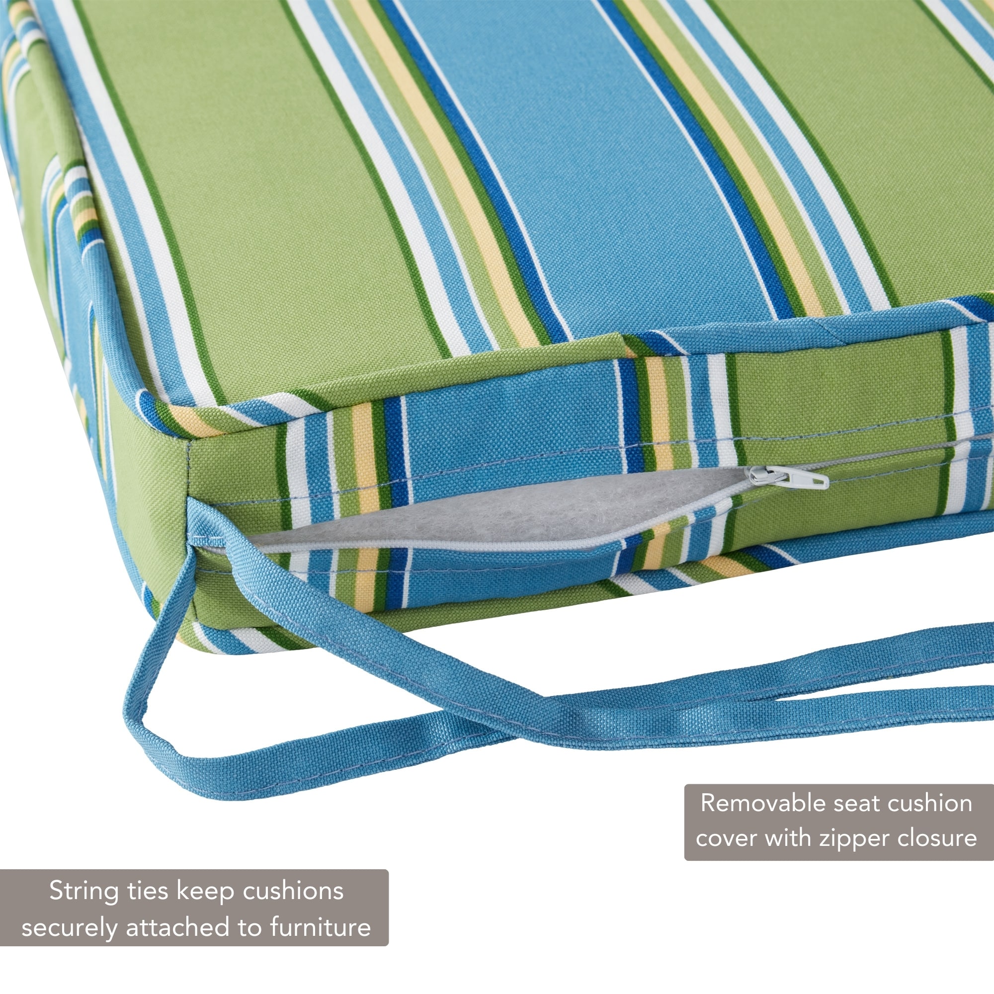 Greendale Home Fashions OP1100S2-CAYMAN Patio-Furniture-Cushions - View #3