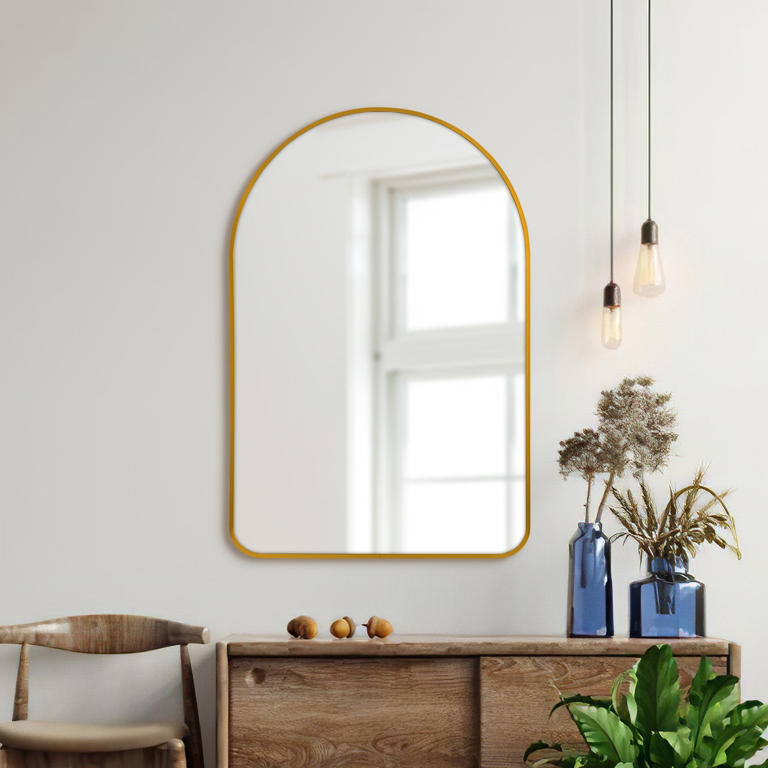 Dovelina ARCH-A094 Framed-Bath-Mirrors - View #2