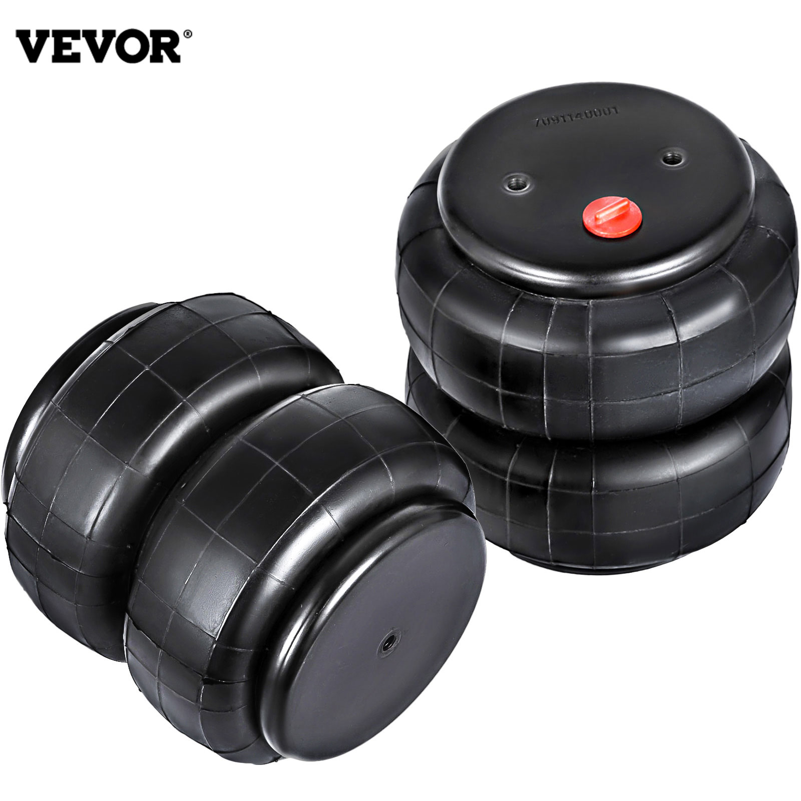 VEVOR D2600QNDZ00000001V0 D2600 Two Air-Bag Single Port 1/2-in Npt Air Springs Suspension