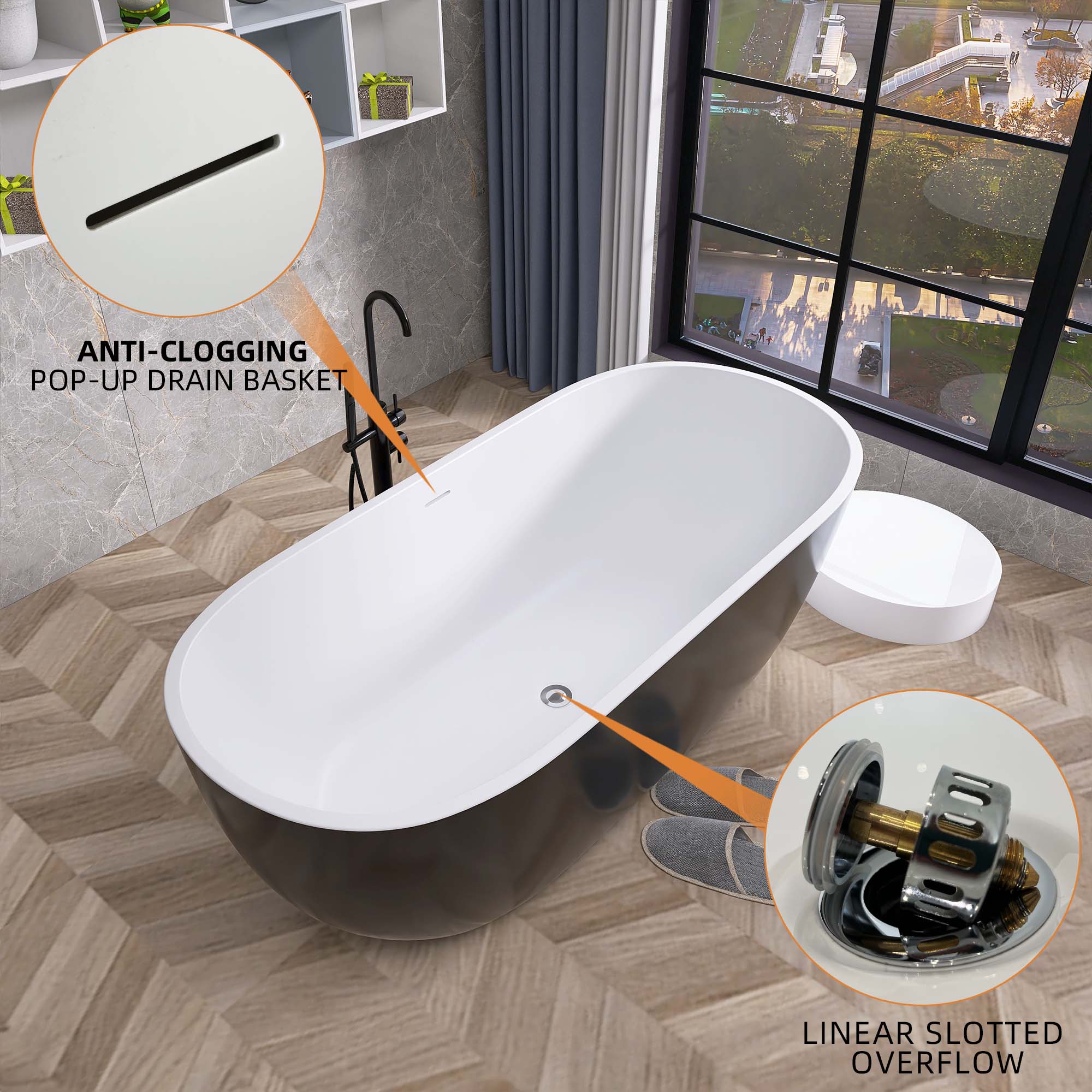 WELLFOR QBT-P307-B55EG bathtubs - View #3