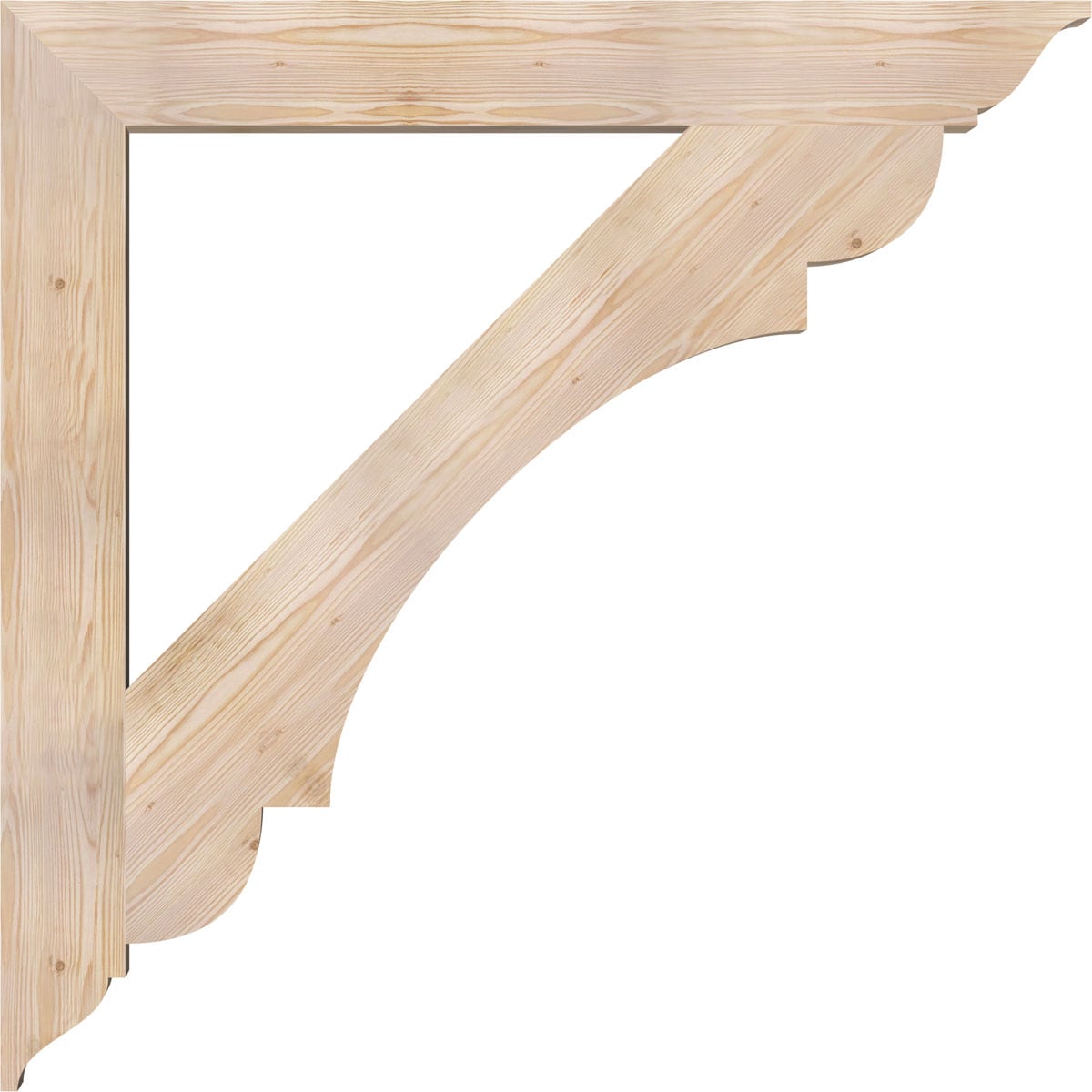 Ekena Millwork BKT06X48X48OLY01SDF Exterior-Brackets-Braces - View #3