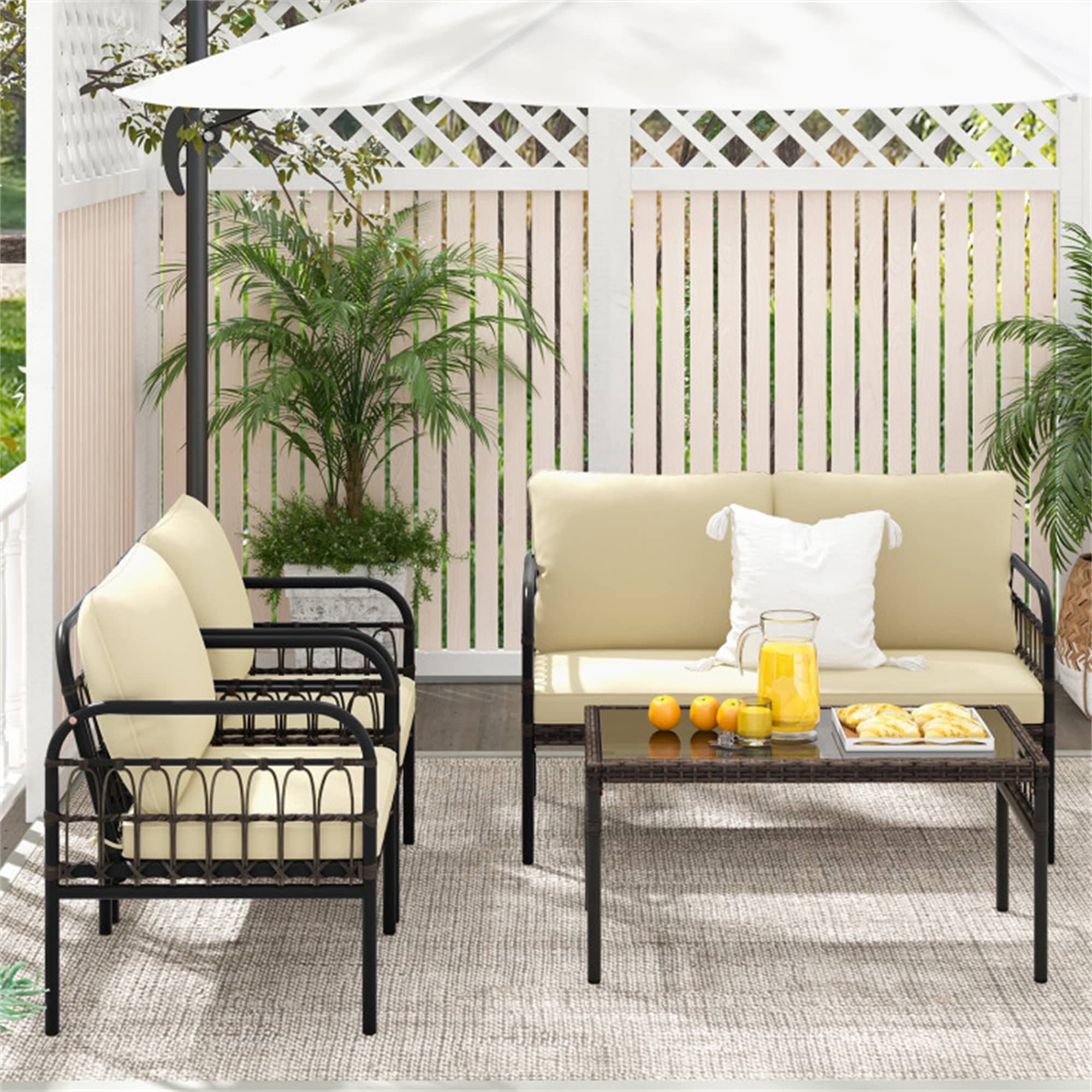 BABOOM BOM-P174348-OR Patio-Conversation-Sets - View #5