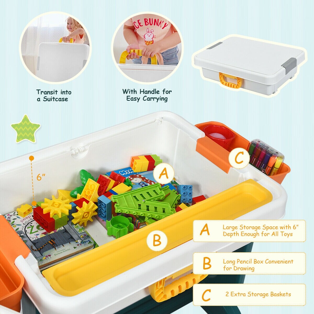 Sumyeg WF-HYSN-65401 Kids-Play-Tables - View #5