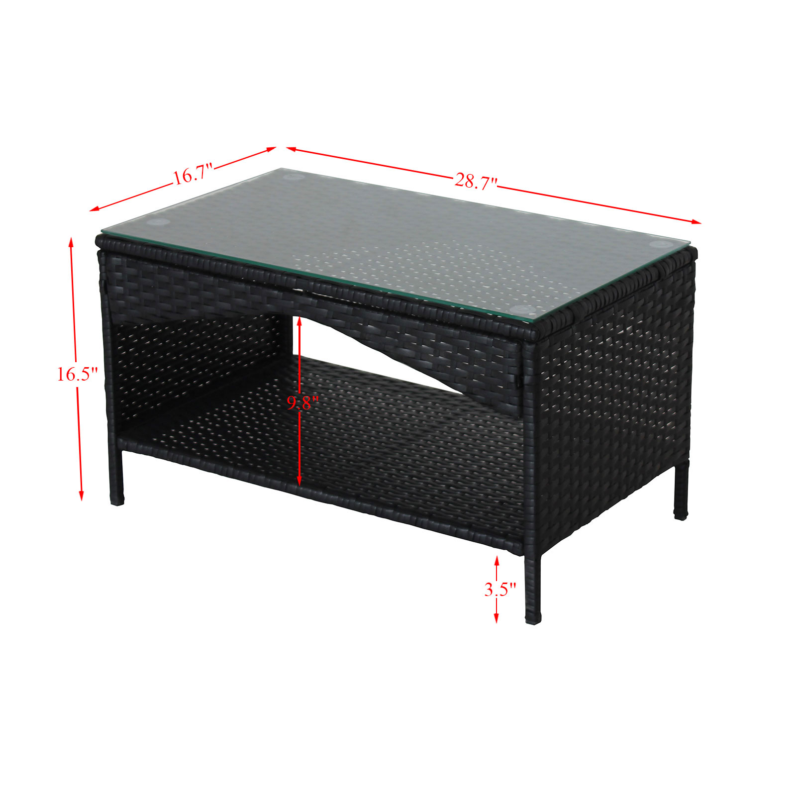Forclover CRF-1064WH Patio-Conversation-Sets - View #12