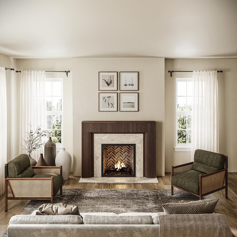 Modern Ember HAZEL-4842-UMB Mantel-Shelves - View #3