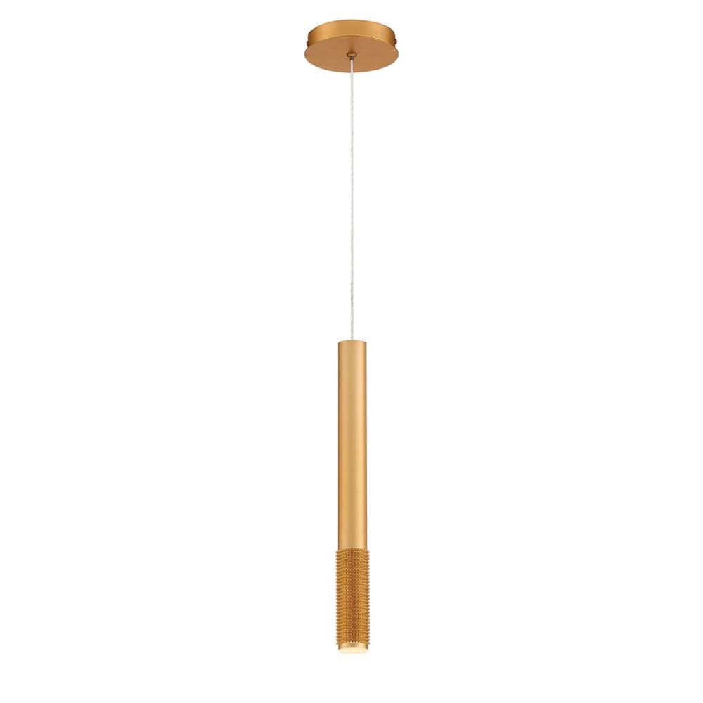 Eurofase 35709-039 Davenport Chrome Modern/contemporary Cylinder Integrated LED Mini Hanging Pendant light
