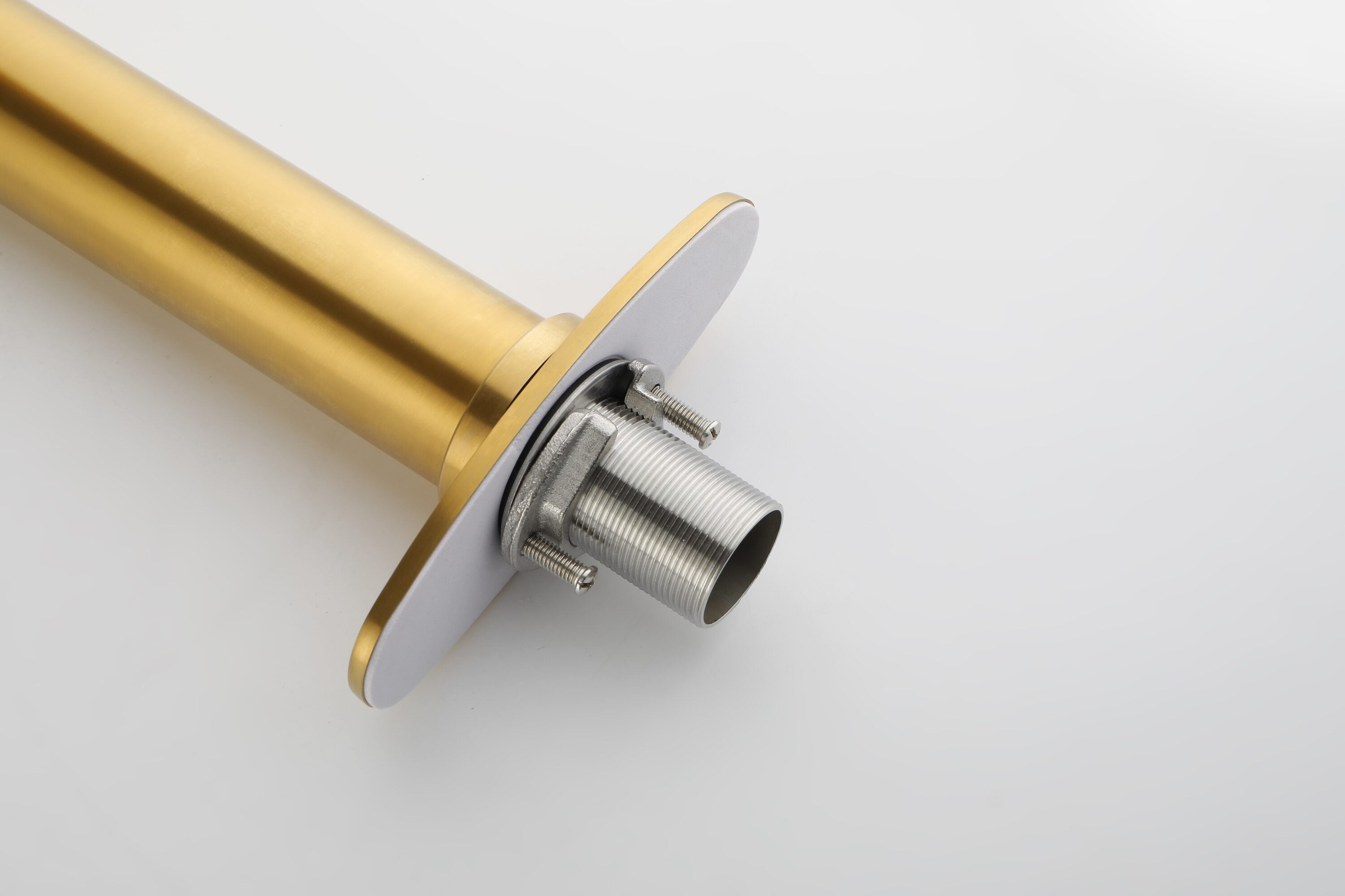 Brushed Gold Stainless Steel Single Handle Waterfall Faucet