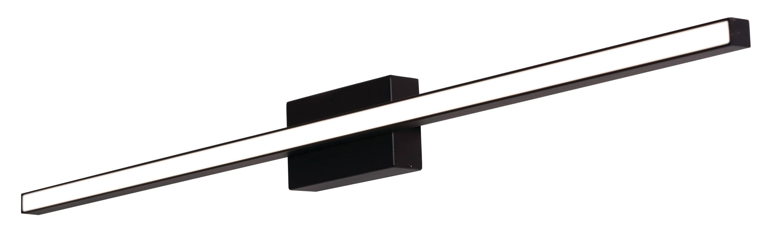 AFX Barlow 36 in 1 Light Black LED Transitional Vanity Light in