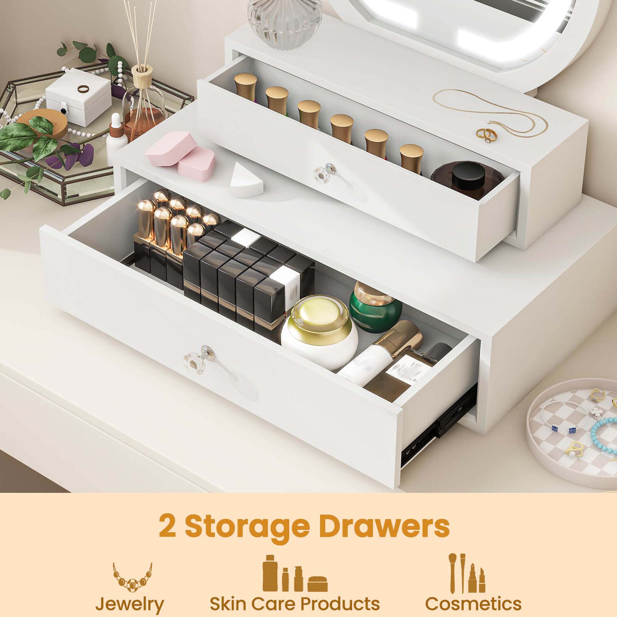 Costway HCST04823 Bedroom-Vanities - View #4