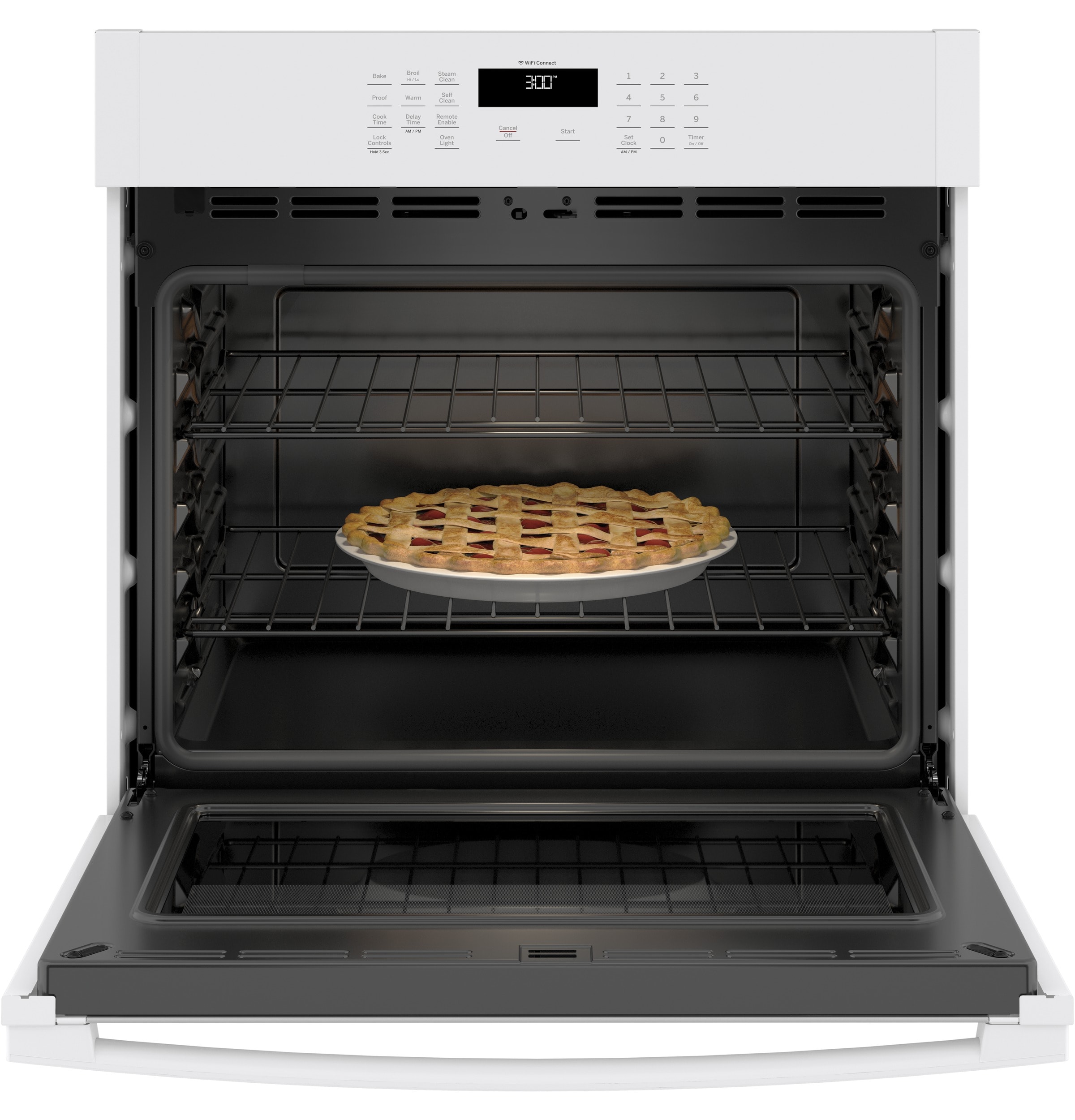GE JTS3000DNWW Swall-Elec-Oven - View #2