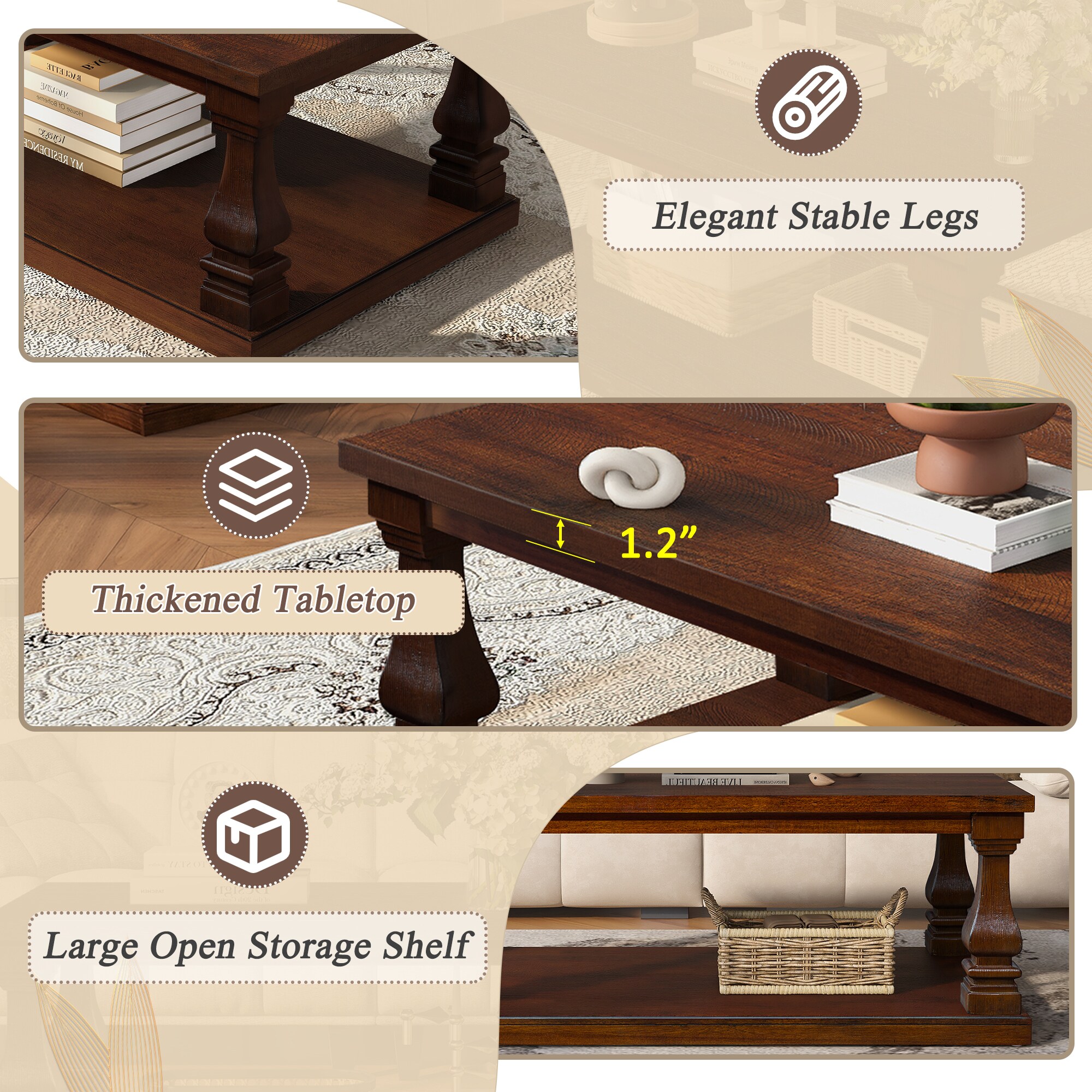 zwyo hosimu Q26072400774 Coffee-Tables - View #3