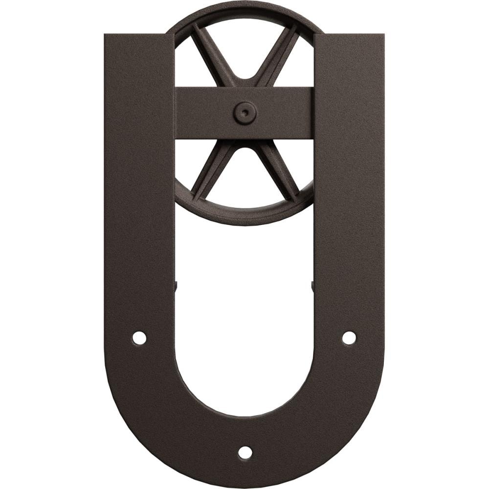 Goldberg Brothers GB60014R2WBZ Bronze Texture Indoor Horseshoe Single Double Barn door hanger