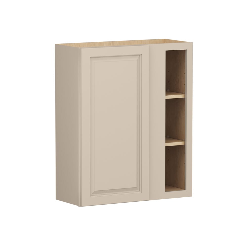 Shenandoah - Stemson 30-in W x 36-in H x 12-in D Oat Painted Blind Wall Fully Assembled Cabinet R...