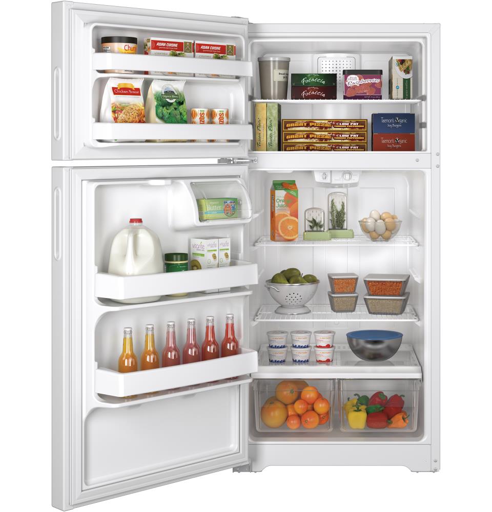 Hotpoint 14.6-cu ft Top-Freezer Refrigerator (White) at Lowes.com