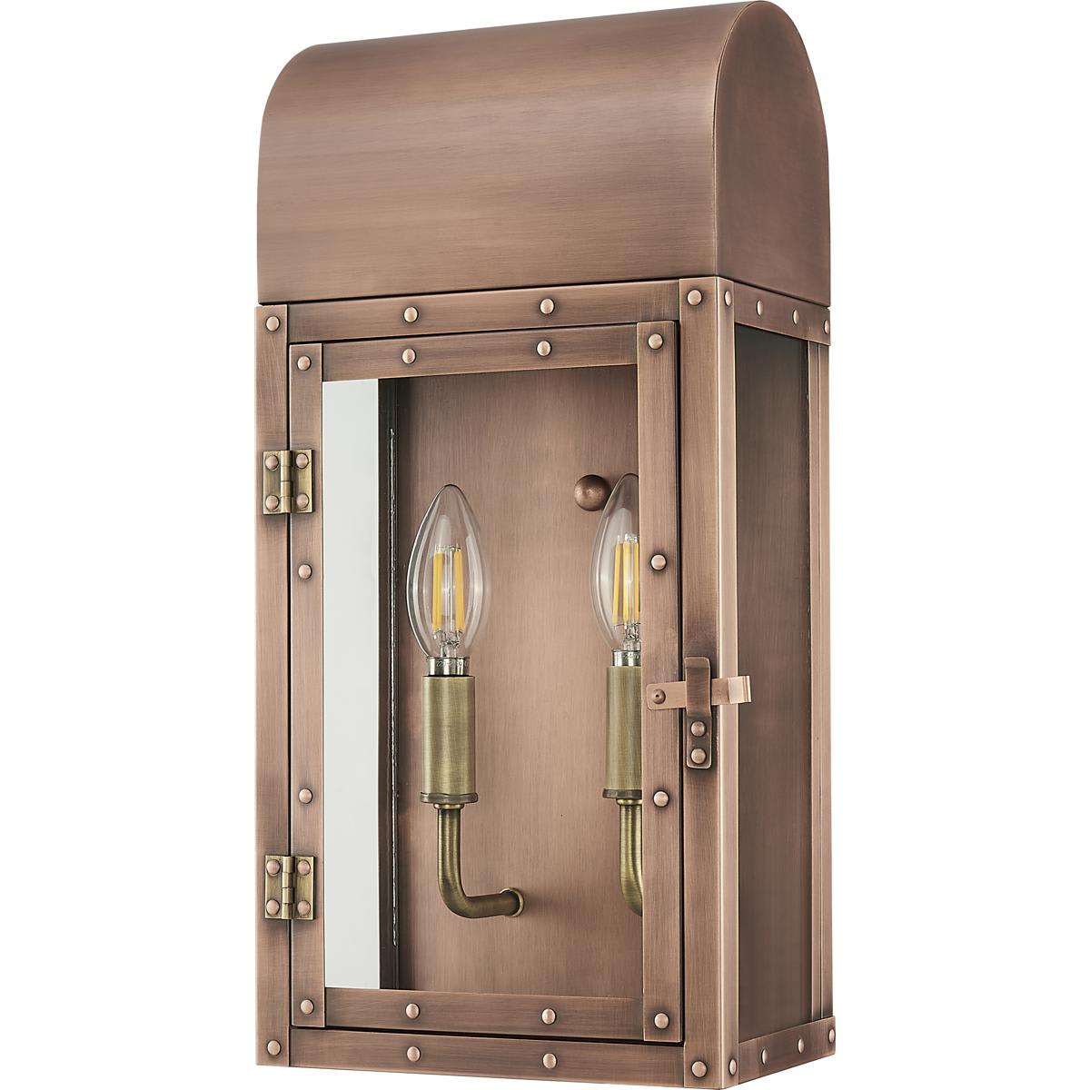 Acclaim Lighting  1012CP Spencer 2 Light 1675 inch Antique Copper Exterior Wall Mount