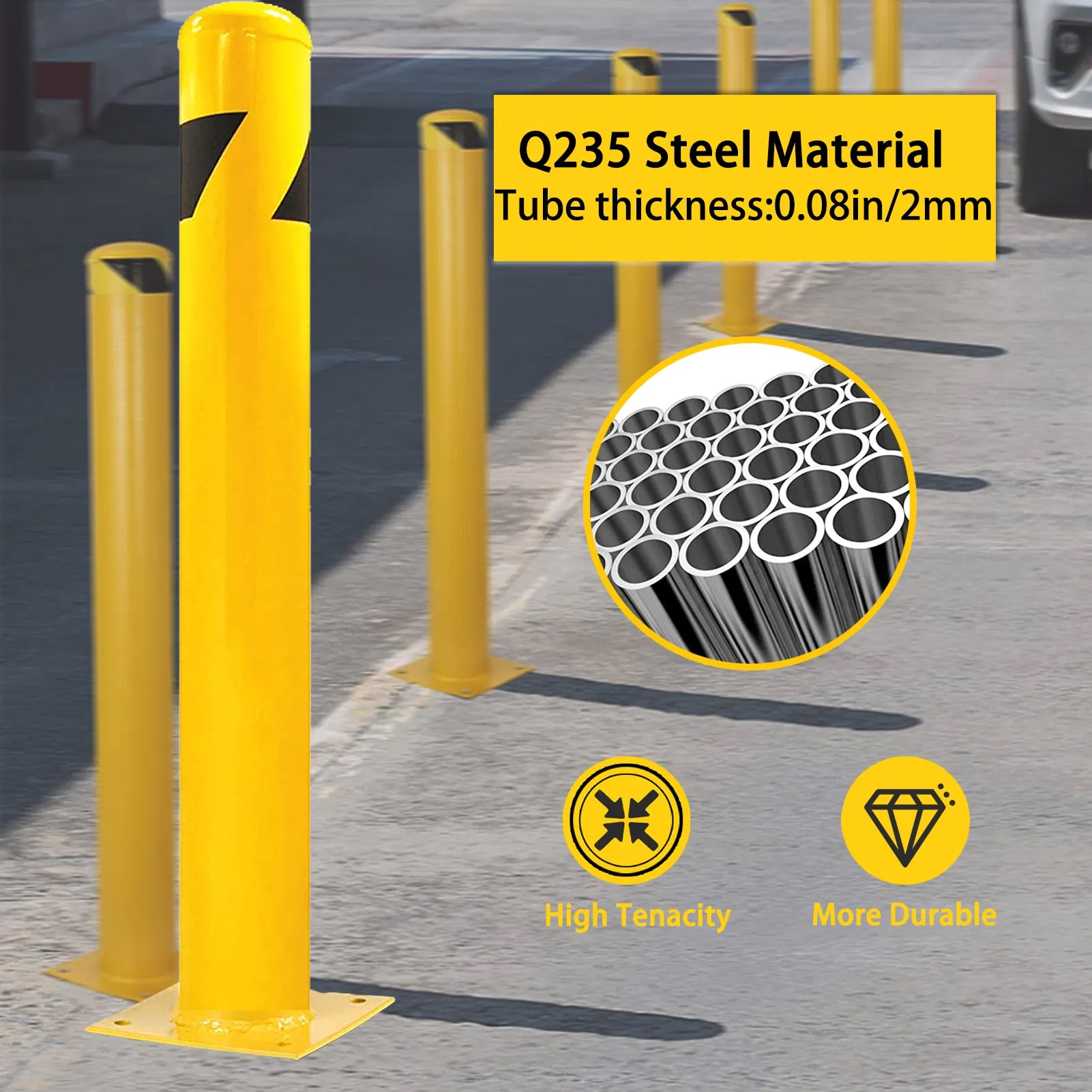 Kahomvis OL-QP242-11 Commercial-Bollards - View #5