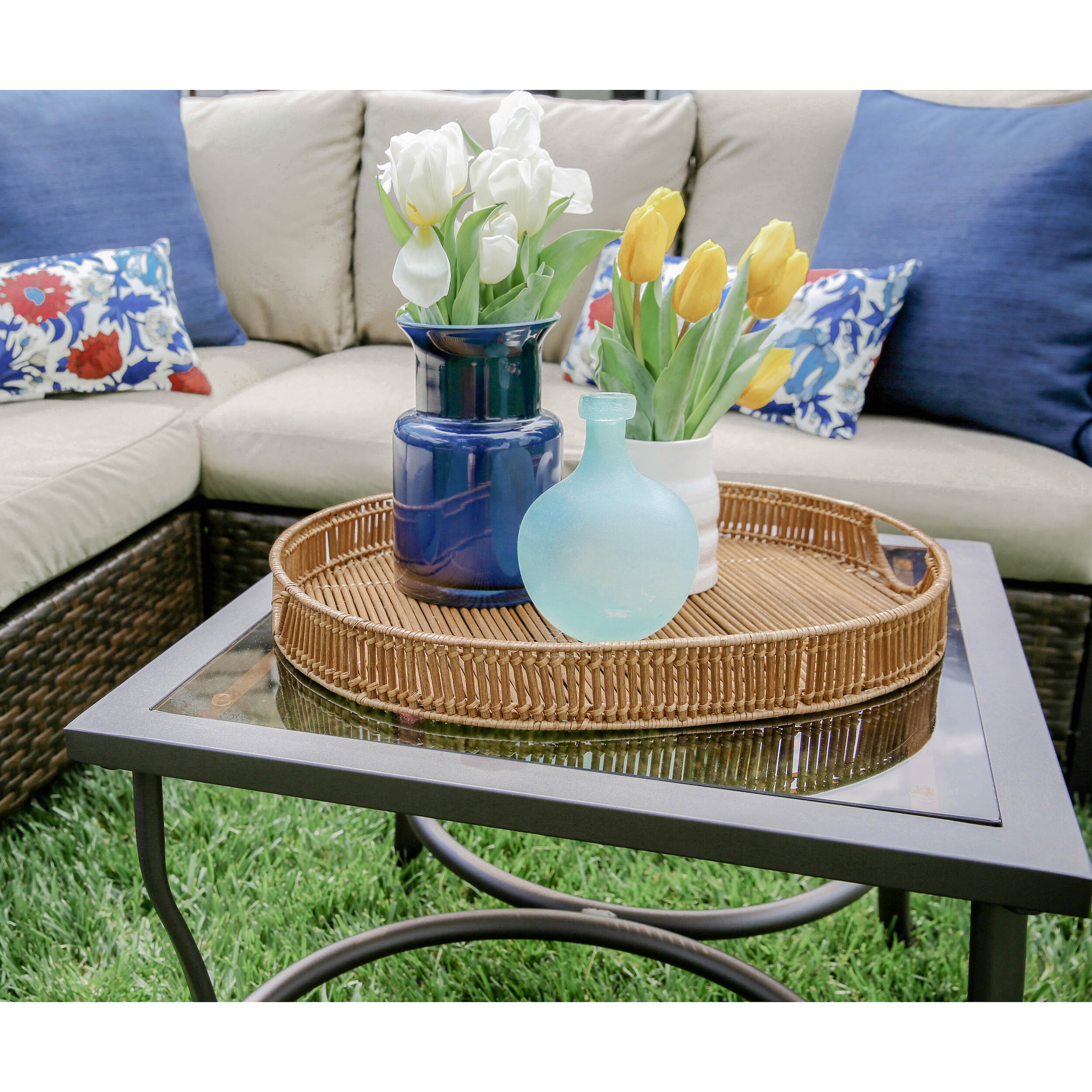 Leisure Made 490045-TAN Patio-Conversation-Sets - View #5