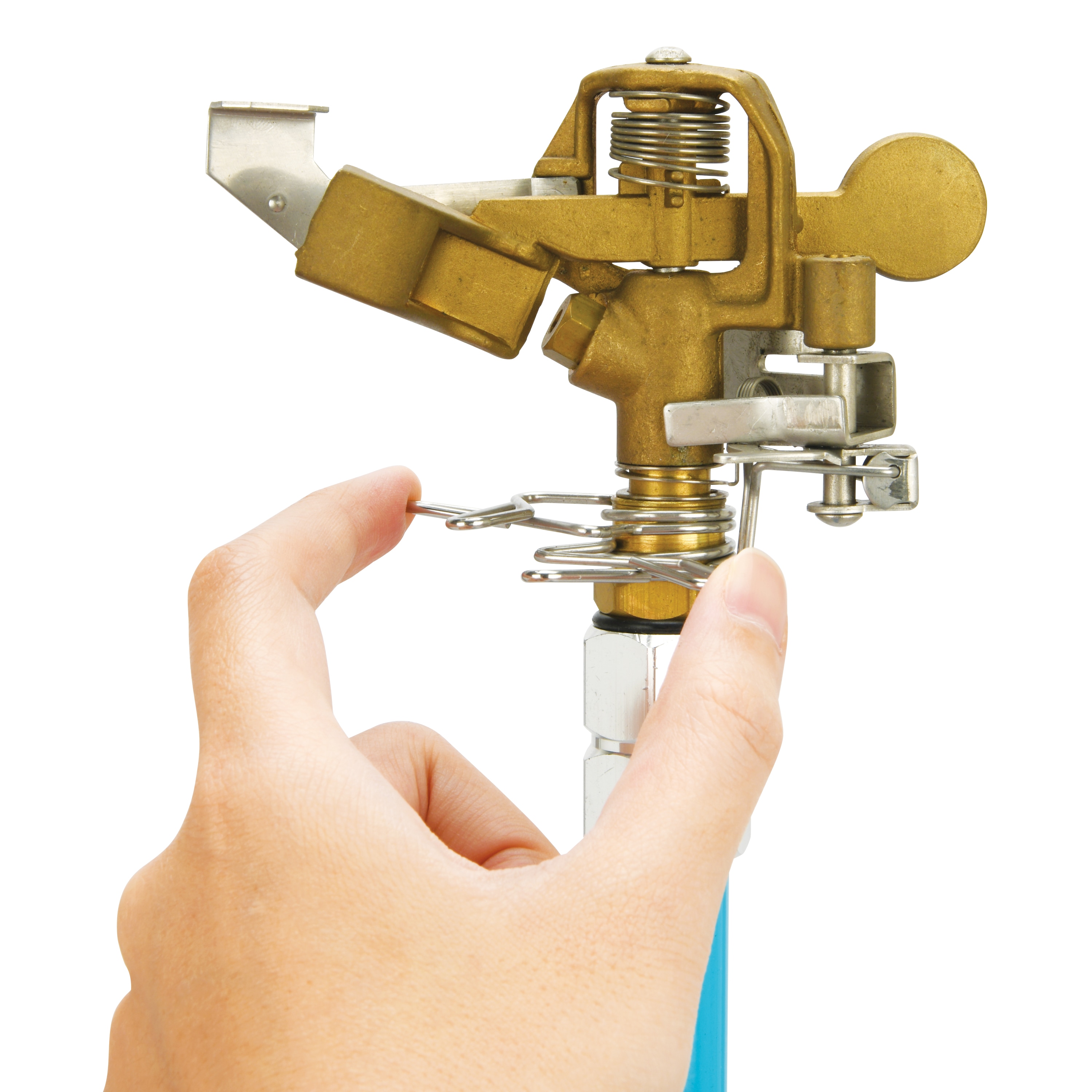 Aqualine Brass Adjustable Impact Sprinkler wtih Nozzle