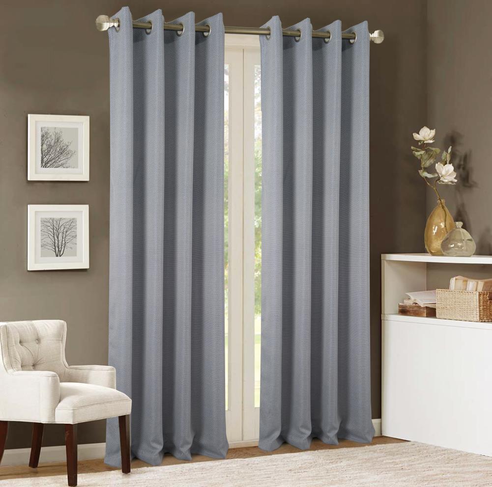 Modeli Striped Eyelet Voile Curtain Panel Long 260cm Drop Assorted Colours 