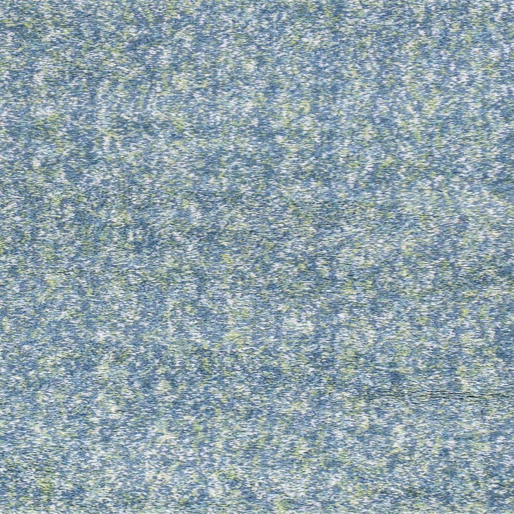 HomeRoots 353892 Bernadette 2 X 7 (ft) Rag Seafoam Indoor Solid Runner Rug