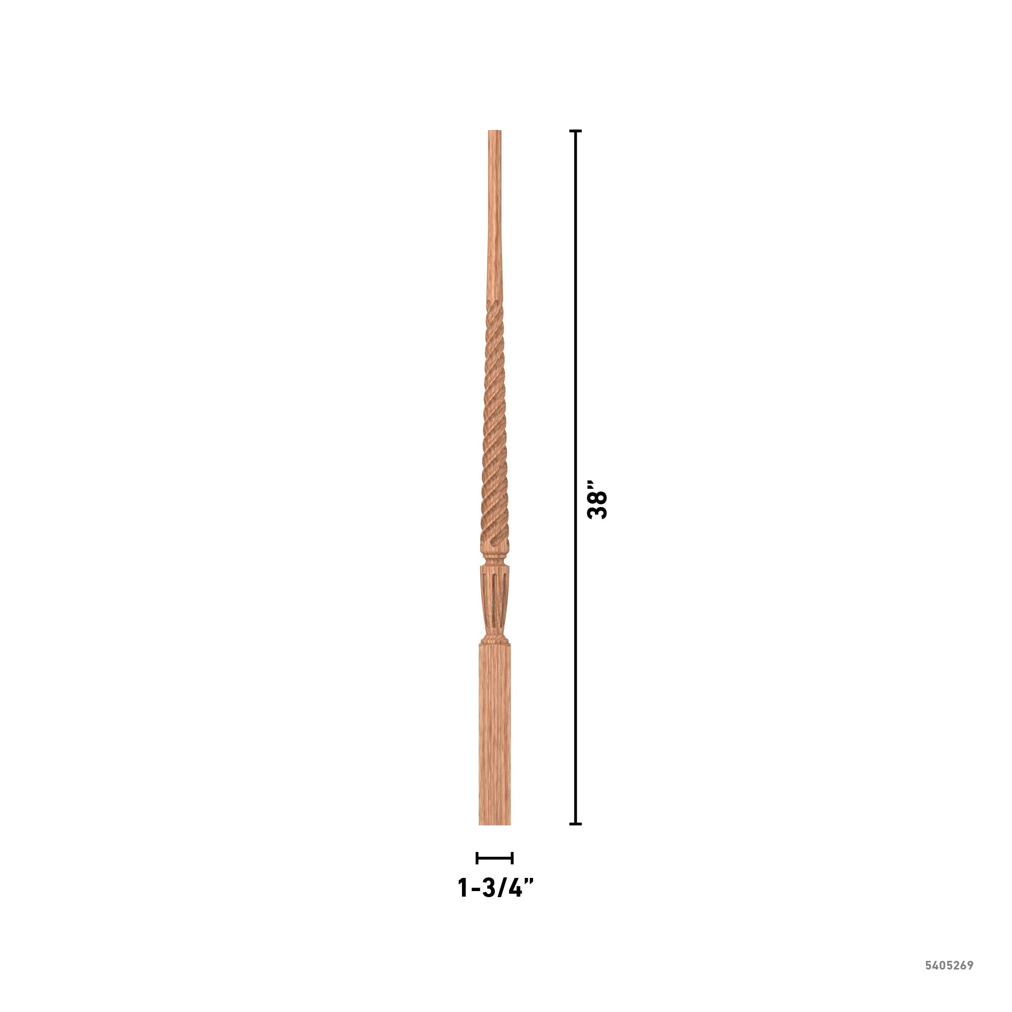 L.J. Smith Stair Systems LJT-2015-O 38 Interior-Stairpart-Balusters - View #4