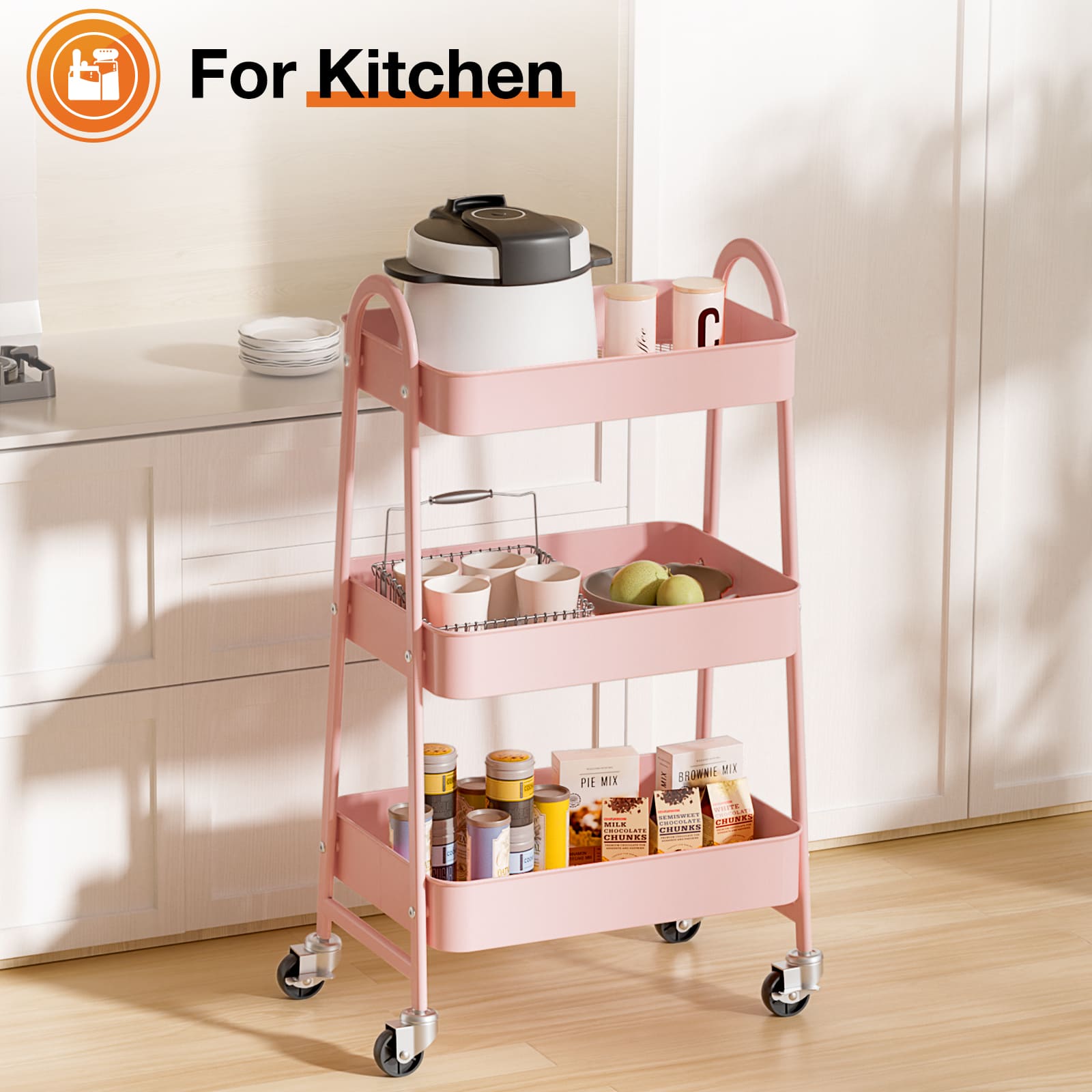 Sweetcrispy L-SN-TC3L-PK Utility-Carts - View #6