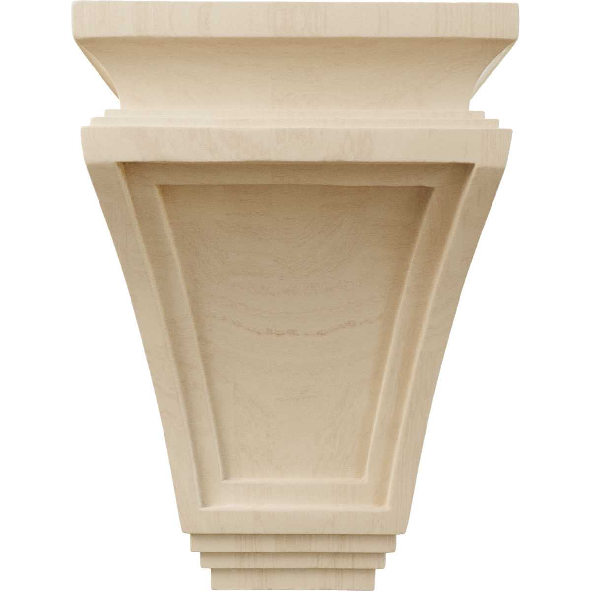 Unfinished Rubberwood Traditional 9" Corbel