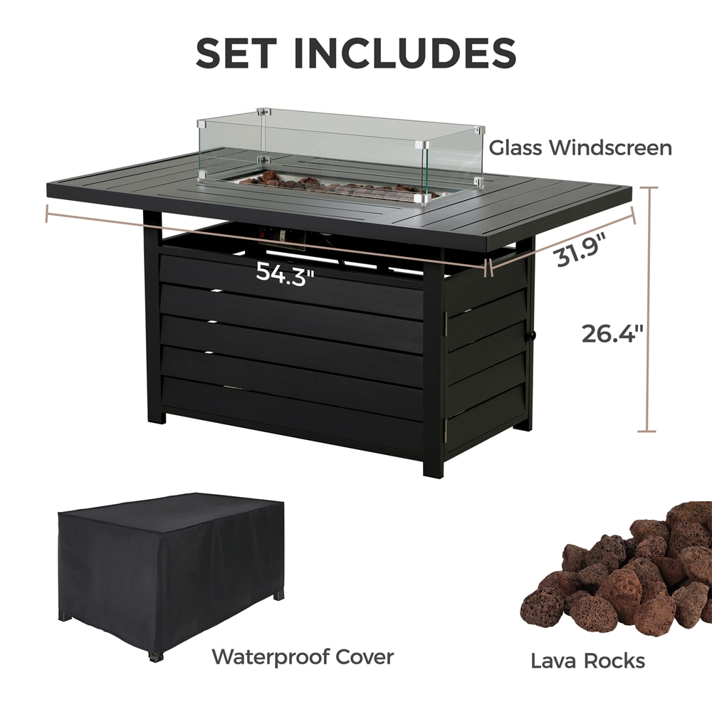 AHIOU HOME ZAAHG-00046FP Outdoor-Gas-Firepits - View #7