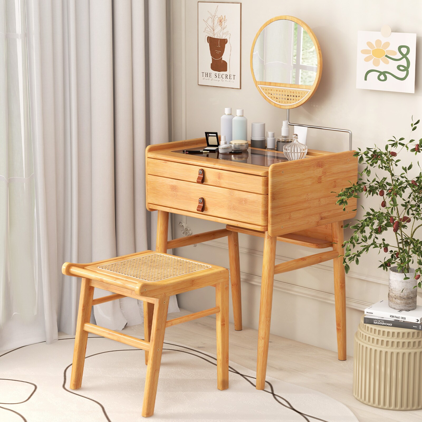 Fenbeli QLLSFENH578 Bedroom-Vanities - View #2