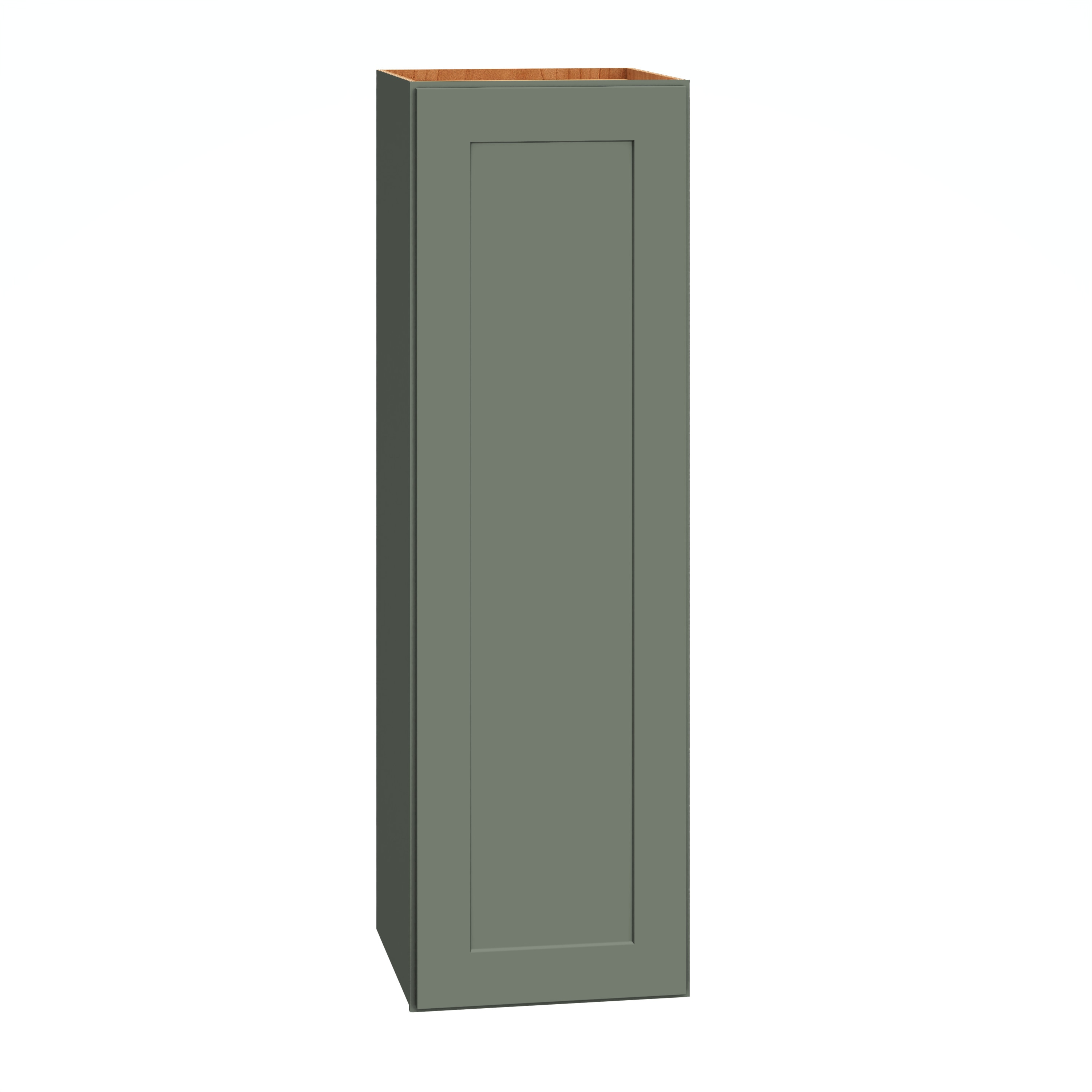 Diamond Express 61H-W1239R Jamestown 12-in W x 39-in H x 12-in D Retreat Green Wall Fully assembled Plywood Cabinet (Recessed Panel Shaker)