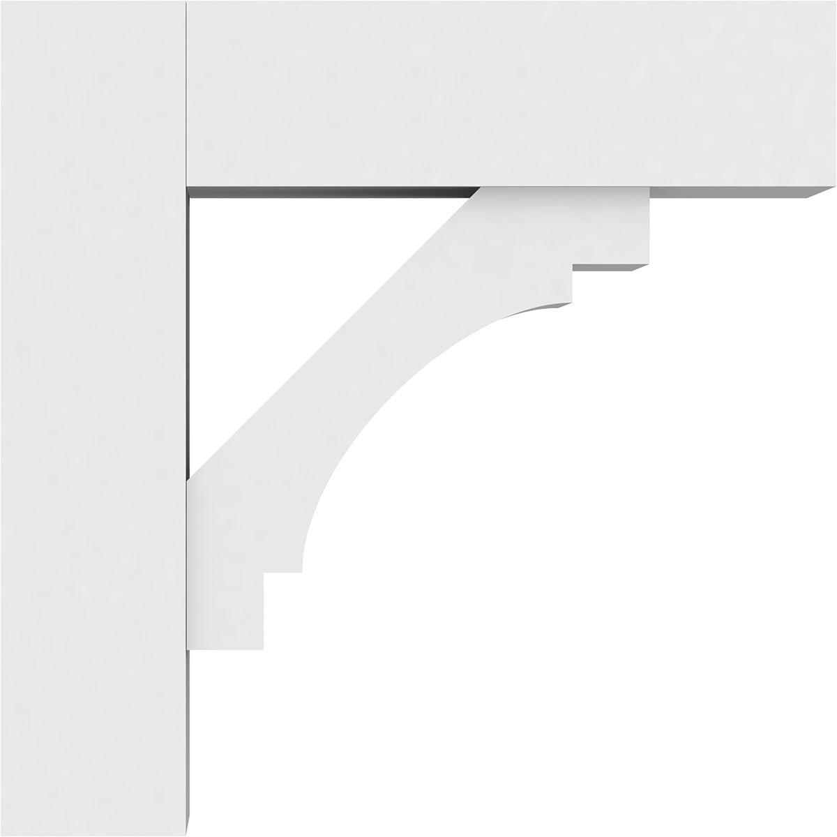 Ekena Millwork BKTP05X18X18MRC05 Exterior-Brackets-Braces - View #3