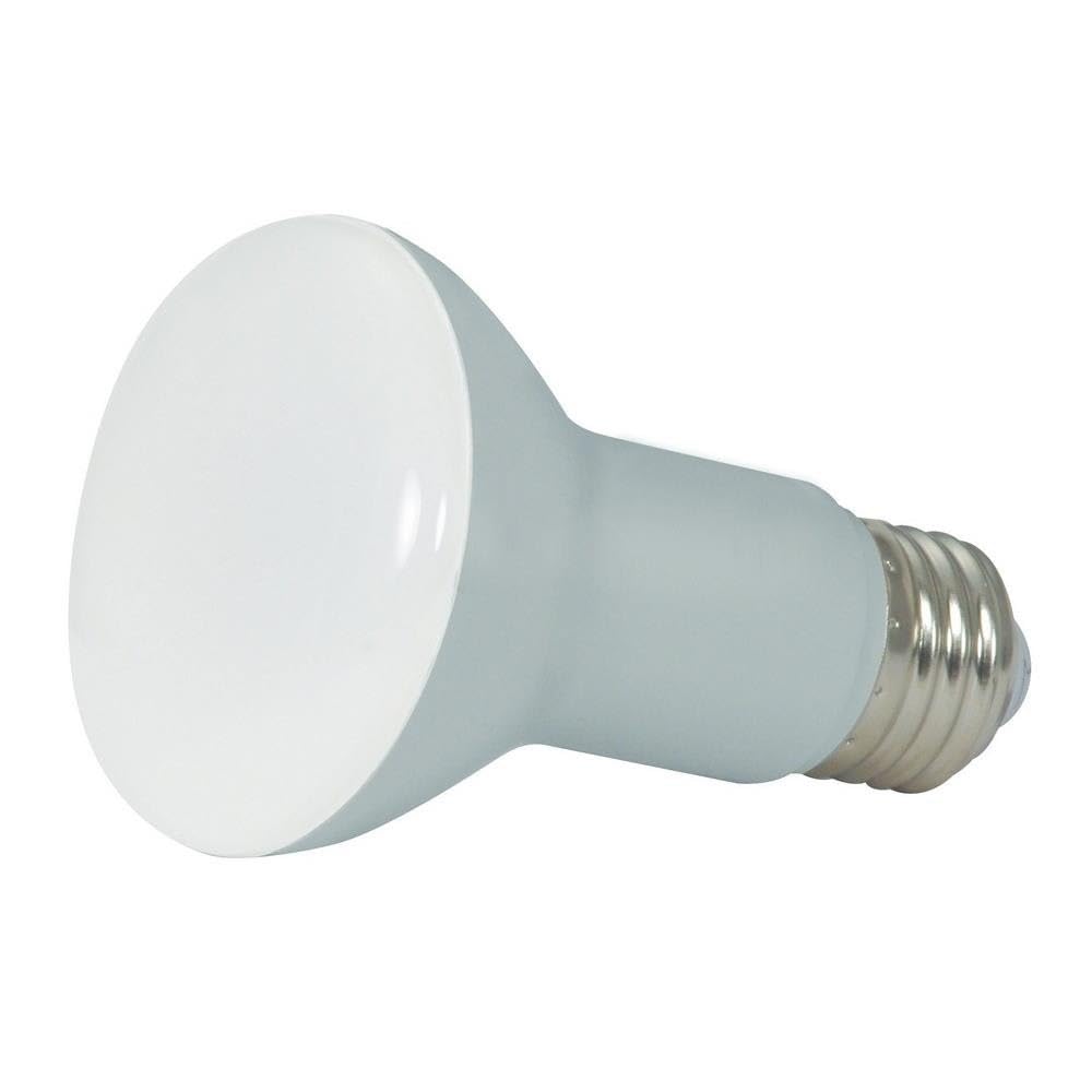 Satco  S9631 6.5W R20 LED Light Bulb 3000K Soft White 525 Lumens 120V E26 Medium Base 50W Equivalent Dimmable (Pack of 6)