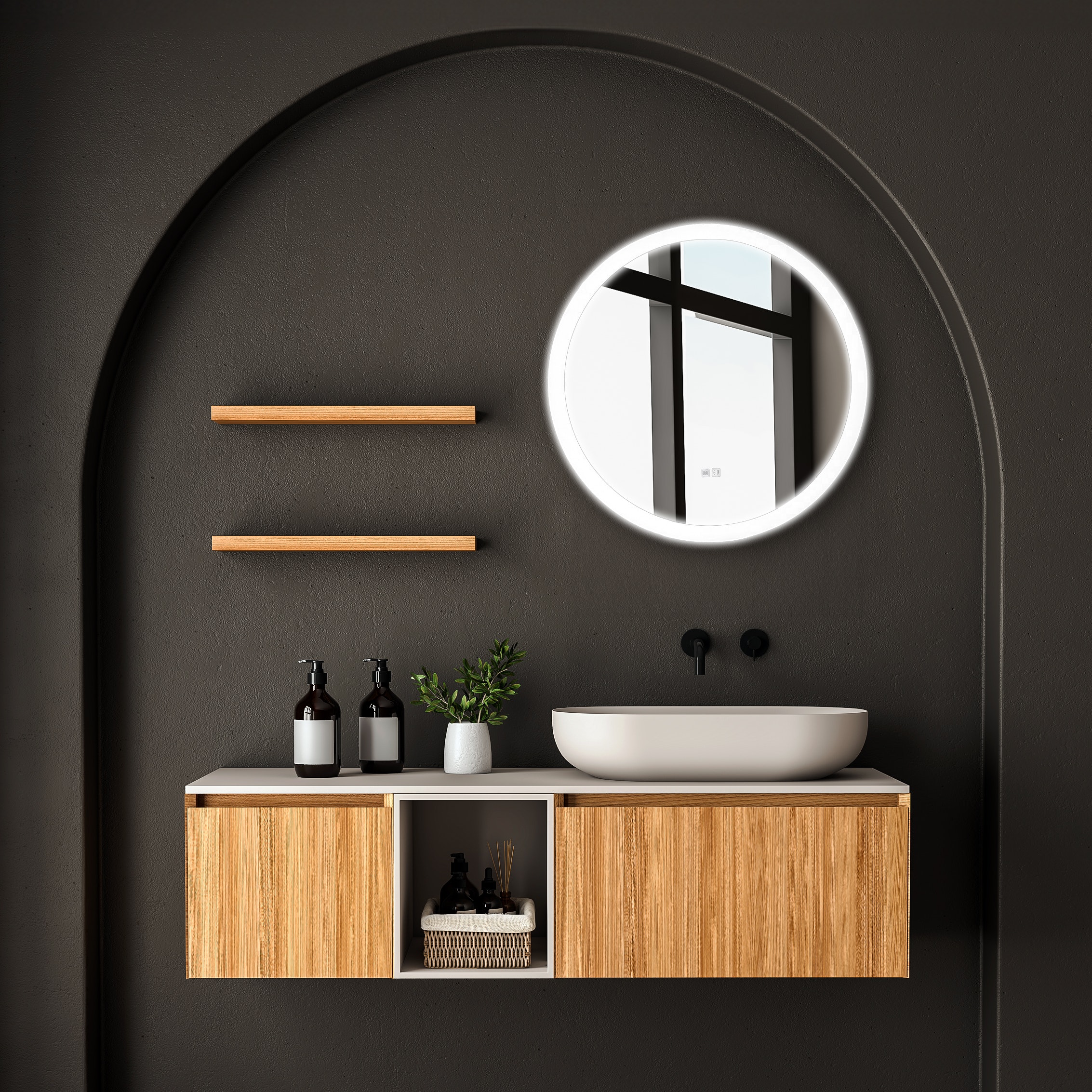 Dreamwerks LV-004 Framed-Bath-Mirrors - View #4