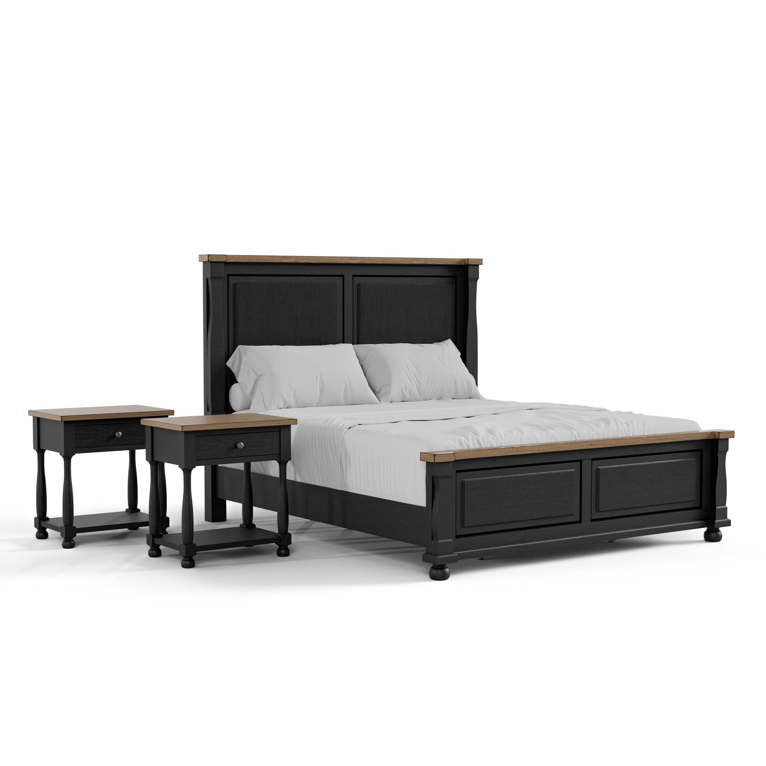 Furniture of America IDF79009BKQ2NS1 Bedroom-Sets - View #2