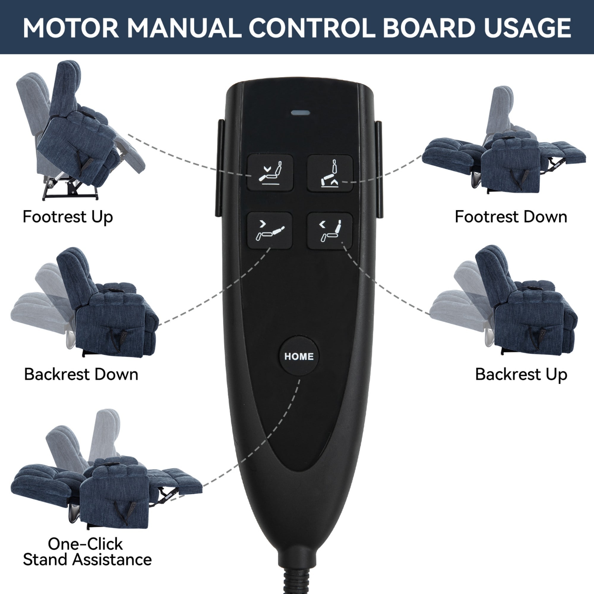 Boyel Living BL-CM889BL recliners - View #12
